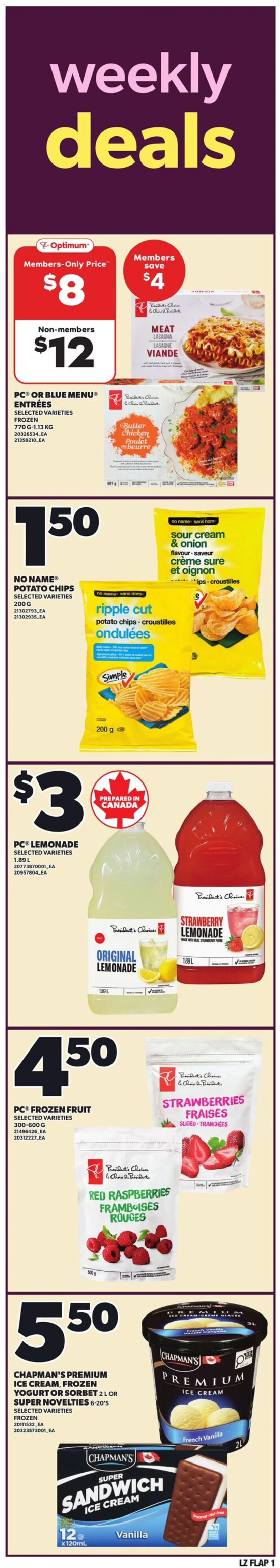 Zehrs flyer valid from 16.04.2026 | Page: 2 | Products: Sour cream, Chips, Butter, Yogurt