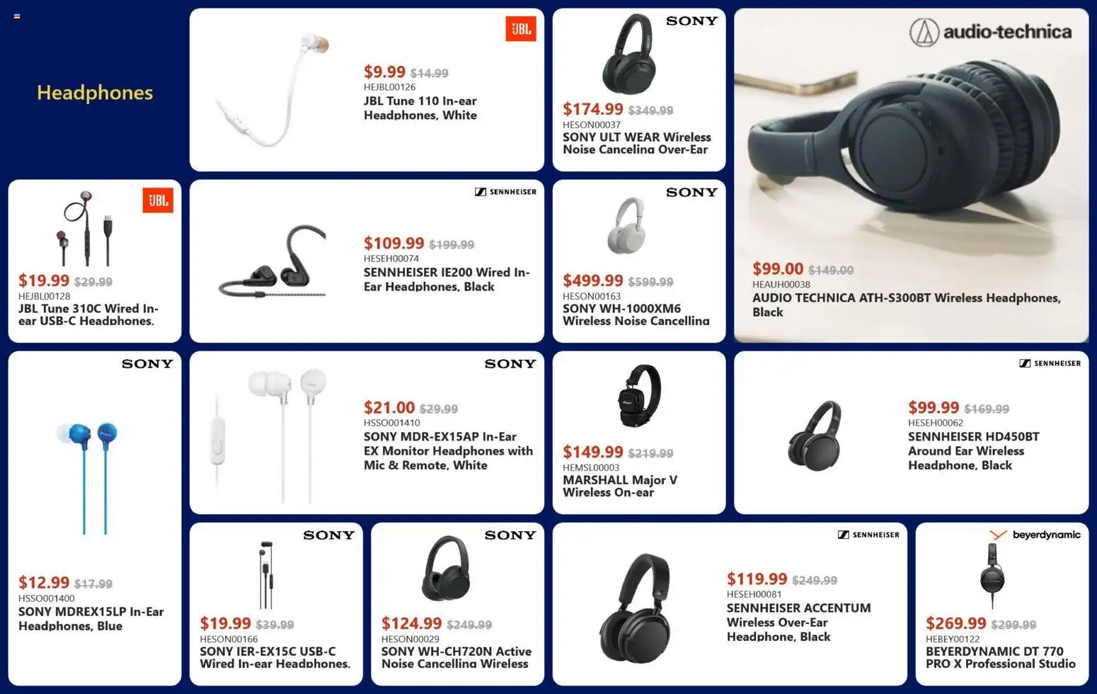 Canada Computers flyer valid from 18.12.2025 | Page: 18 | Products: Monitor, Audio, Headphones