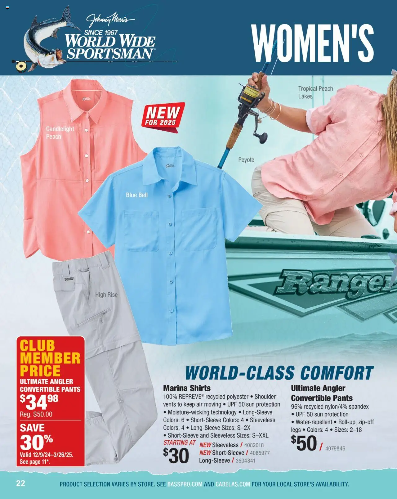 Cabela's Saltwater Specialist 25 - valid from 01.01.2025 | Page: 22 | Products: Pants, Peach