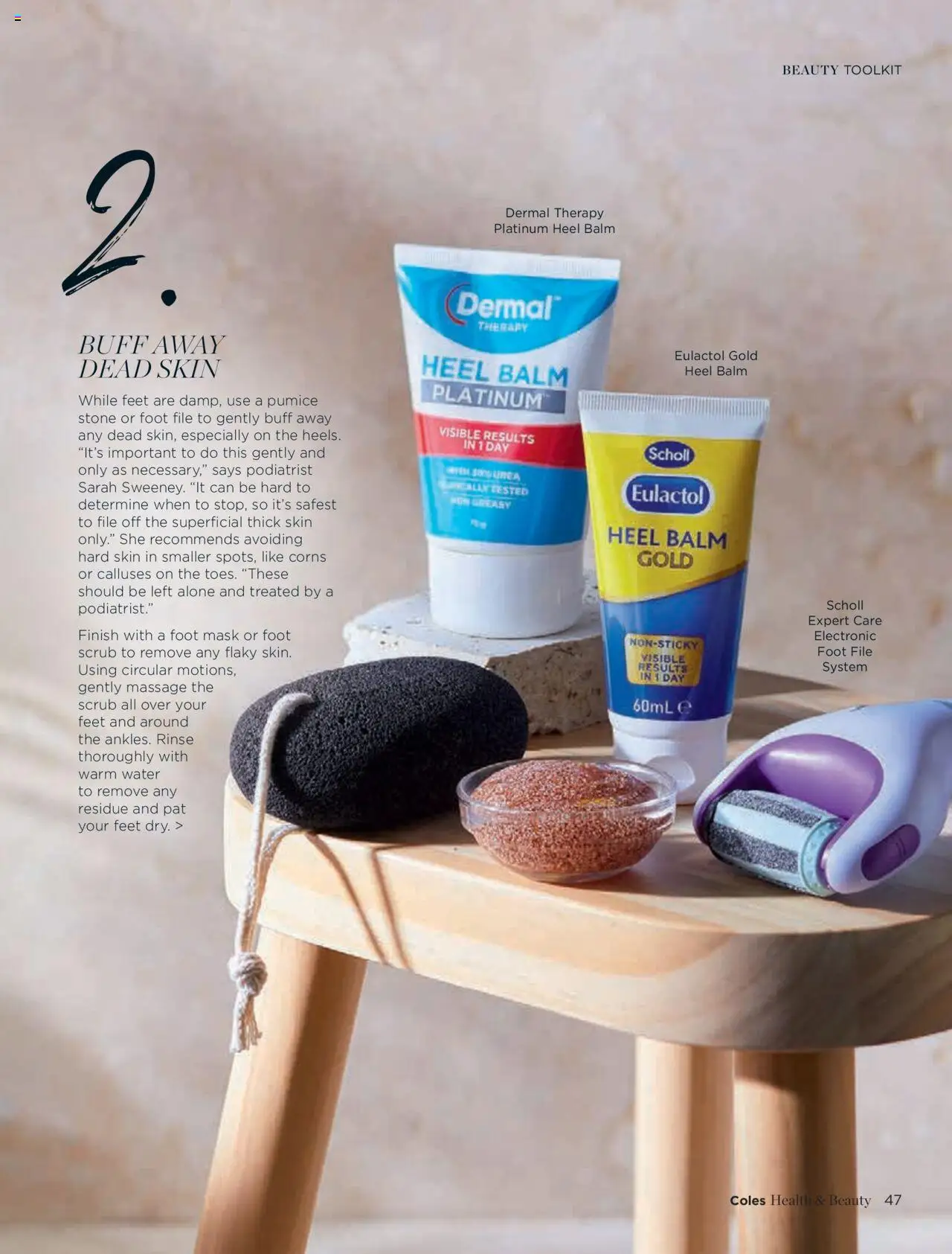 Coles catalogue - valid from 07.10.2024 | Page: 47 | Products: Scrub, Mask, Water