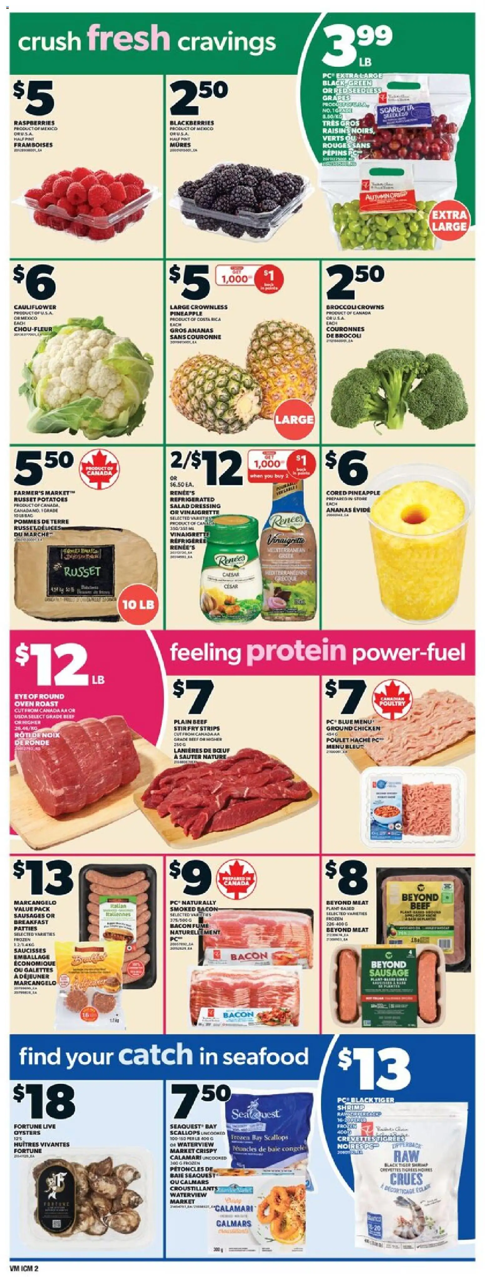 Valu Mart flyer valid from 20.11.2025 | Page: 3 | Products: Beef, PC, Potatoes, Chicken