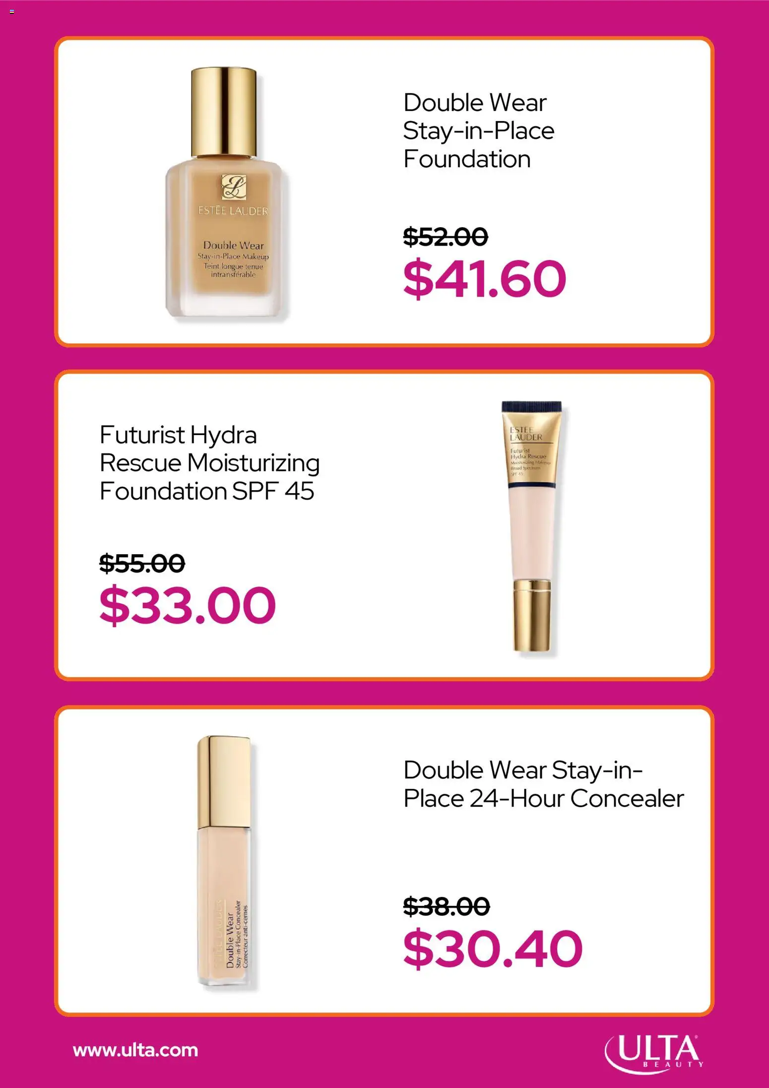 Ulta Beauty Cyber Monday - valid from 30.11.2025 | Page: 4 | Products: Concealer, Foundation