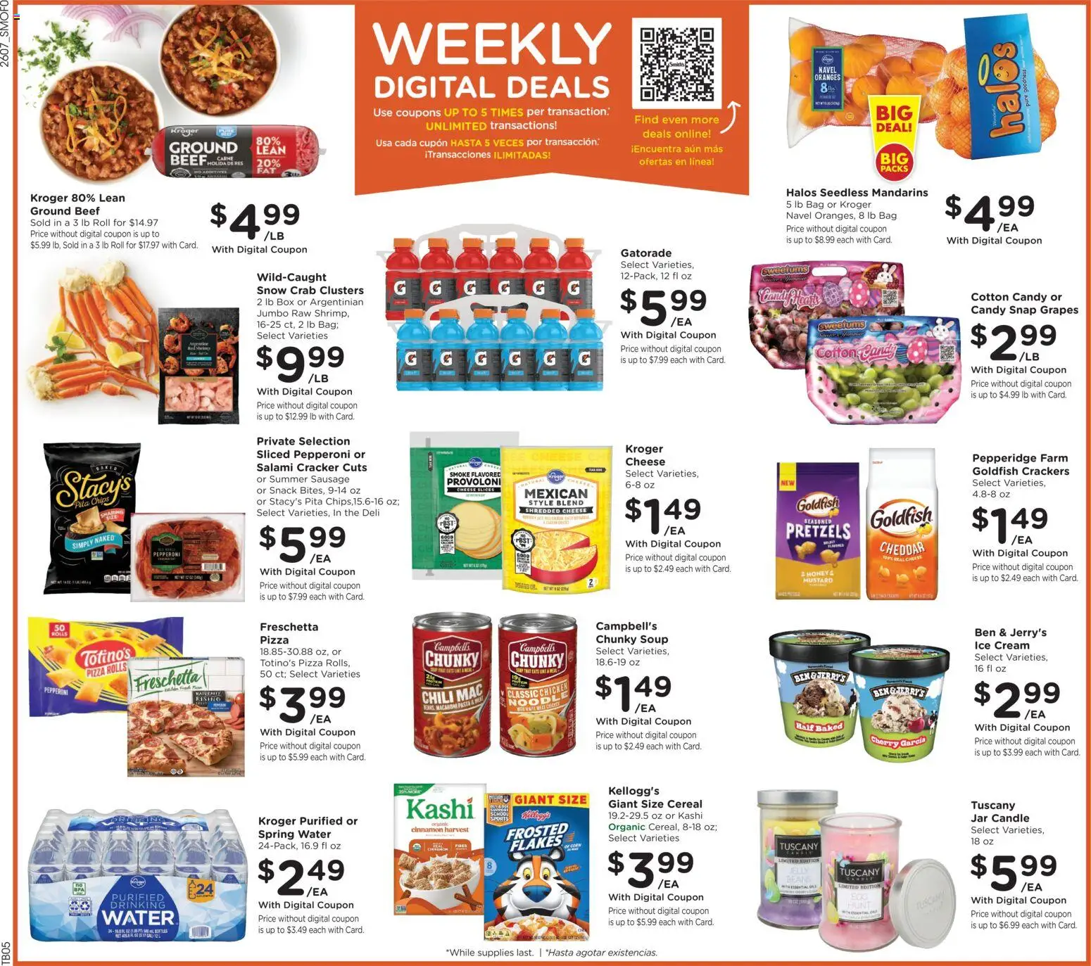 Smith's Weekly Ad - WY - valid from 18.03.2026 | Page: 2 | Products: Cheese, Pizza, Cream, Grapes