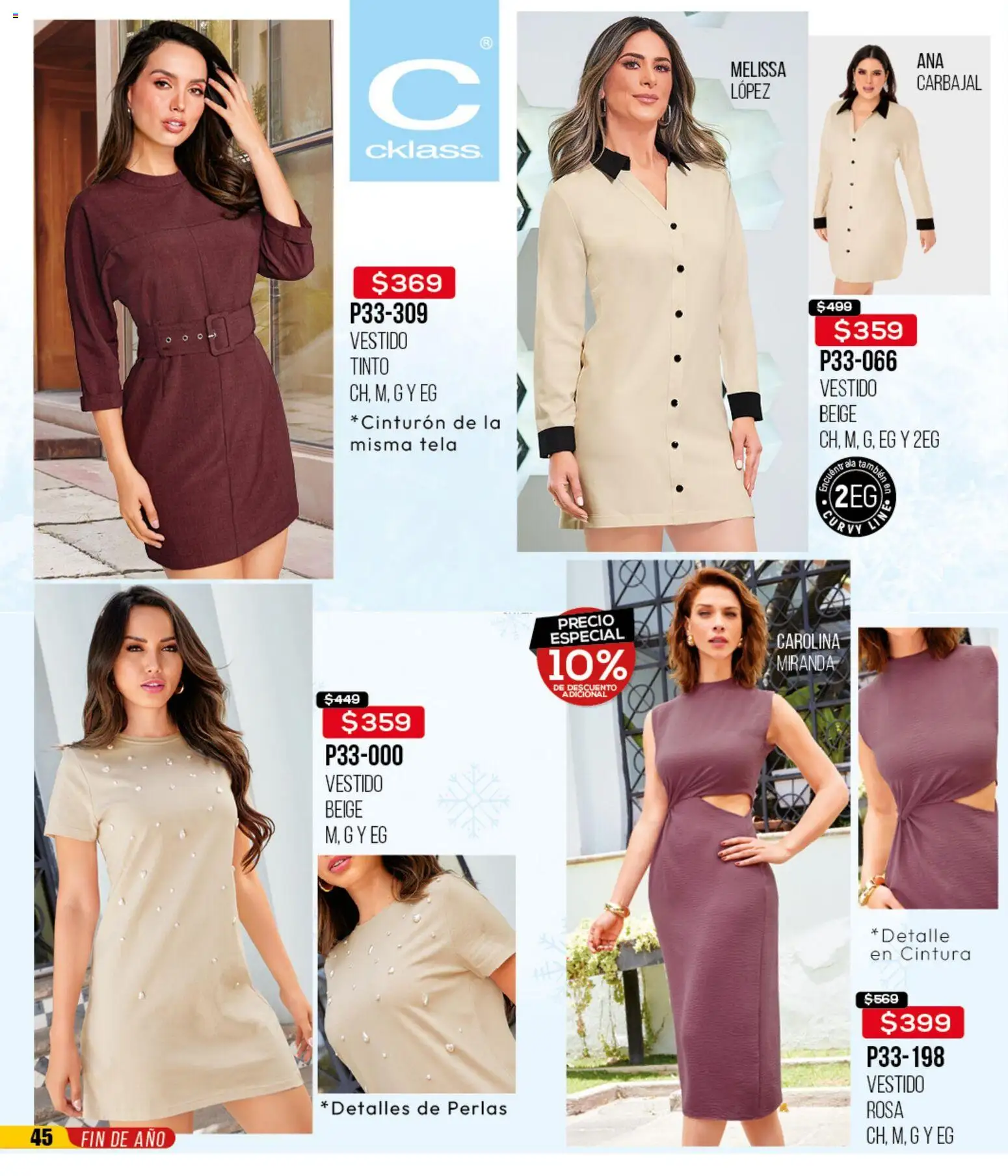 Nuevas ofertas de Cklass válidas en toda la República Mexicana desde el 15.12.2025. ¡Encuentra las mejores ofertas en Cklass catálogo Rebajas fin de año calzado! | Página: 347 | Productos: Cinturón, Vestido