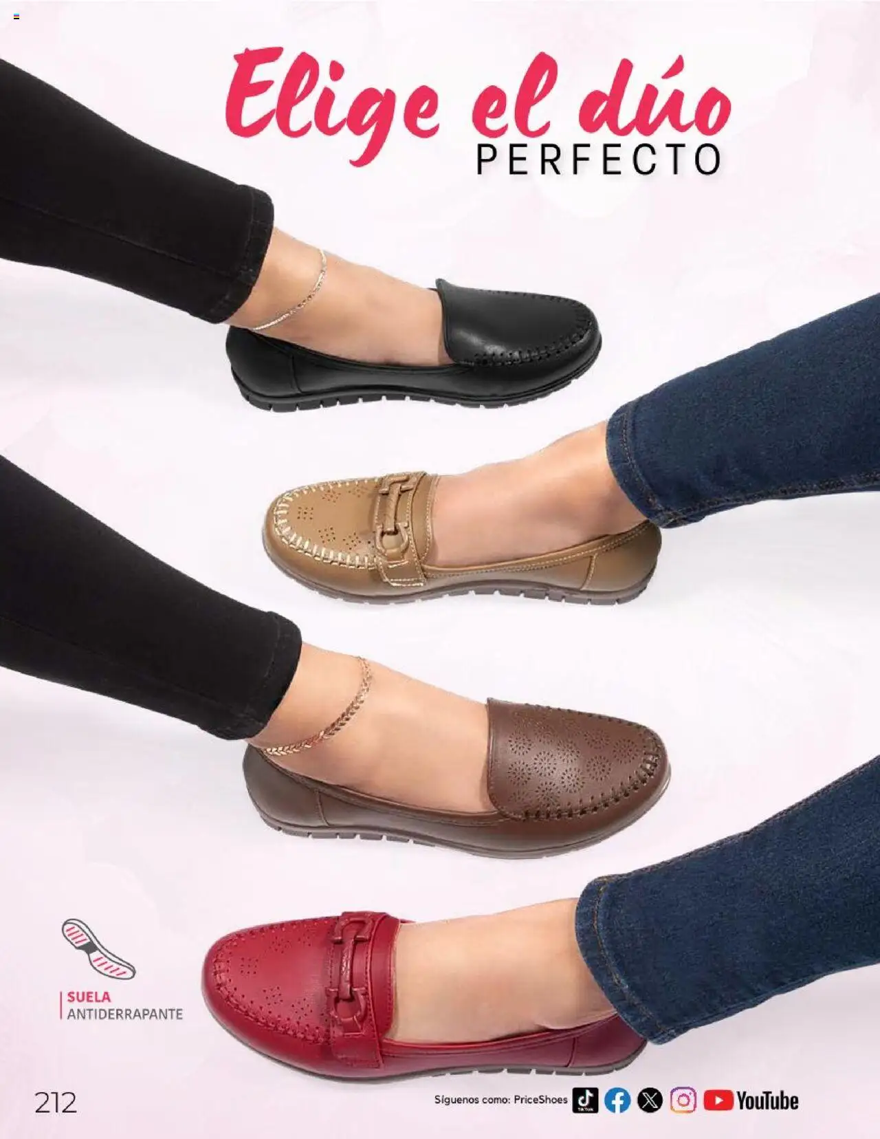 Nuevas ofertas de Price Shoes válidas en toda la República Mexicana desde el 10.02.2025. ¡Encuentra las mejores ofertas en Price Shoes catálogo Confort! | Página: 212
