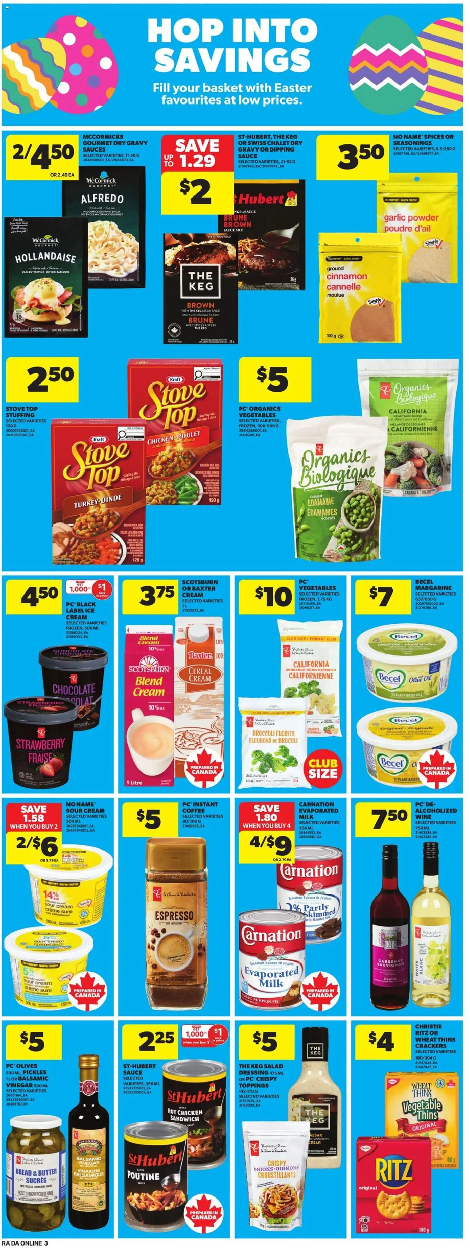 Atlantic Superstore flyer valid from 02.04.2026 | Page: 12 | Products: Cream, Milk, Pumpkin, Chicken