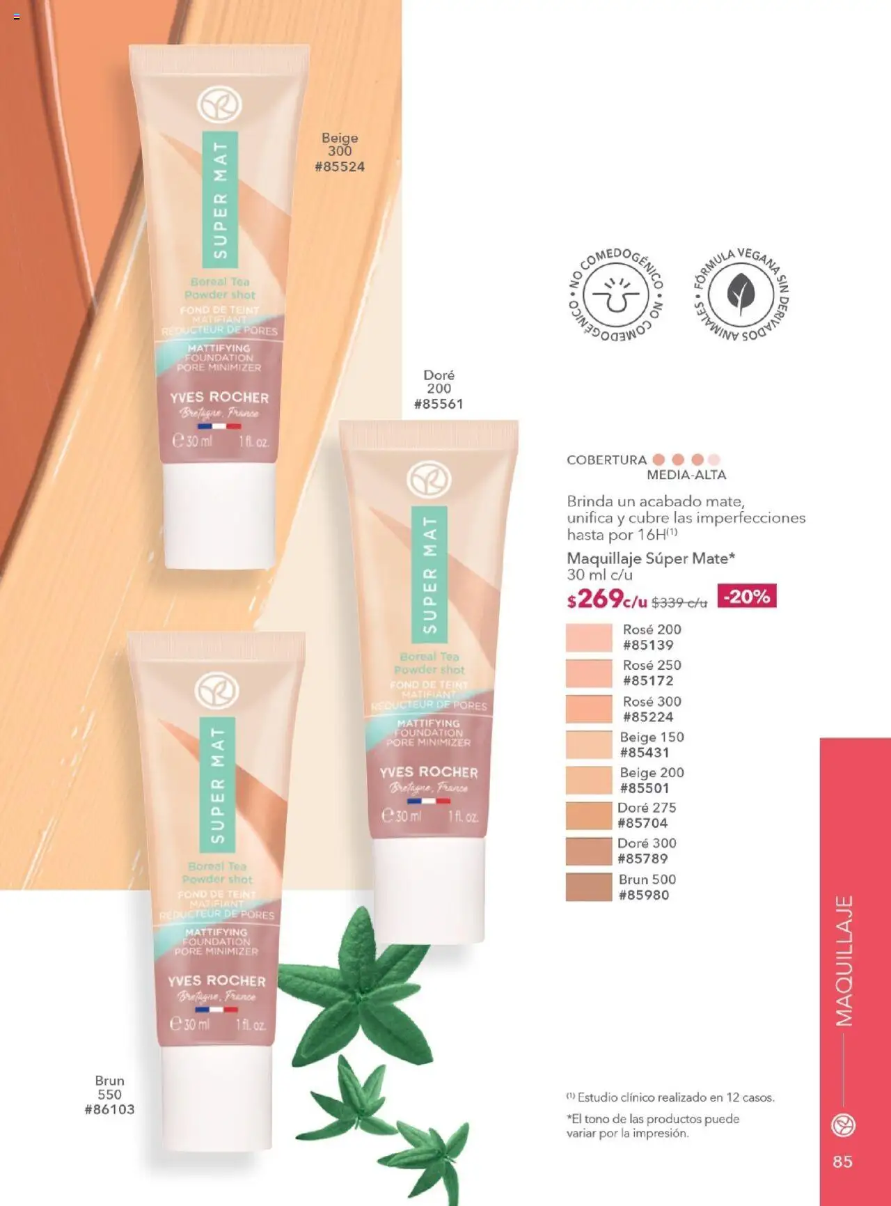 Nuevas ofertas de Yves Rocher válidas en toda la República Mexicana desde el 28.10.2025. ¡Encuentra las mejores ofertas en Yves Rocher - Campaña 15 2025! | Página: 87 | Productos: Shot, Maquillaje