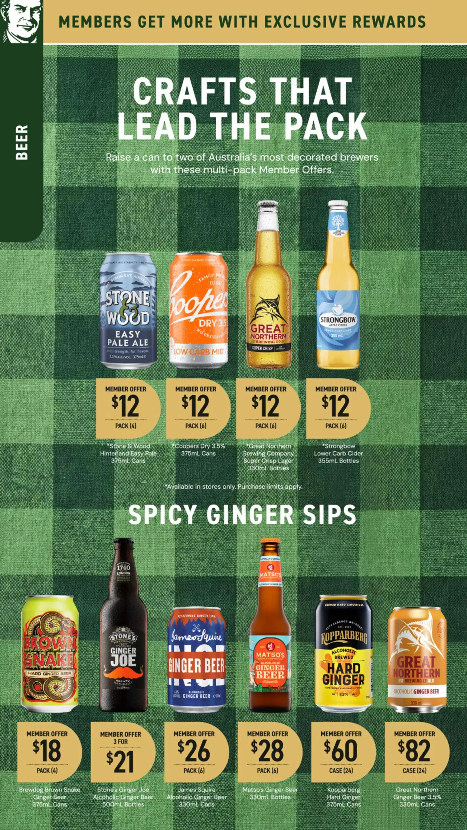 Dan Murphy's catalogue - valid from 19.03.2026 | Page: 32 | Products: Ginger, Beer, Wood, Case
