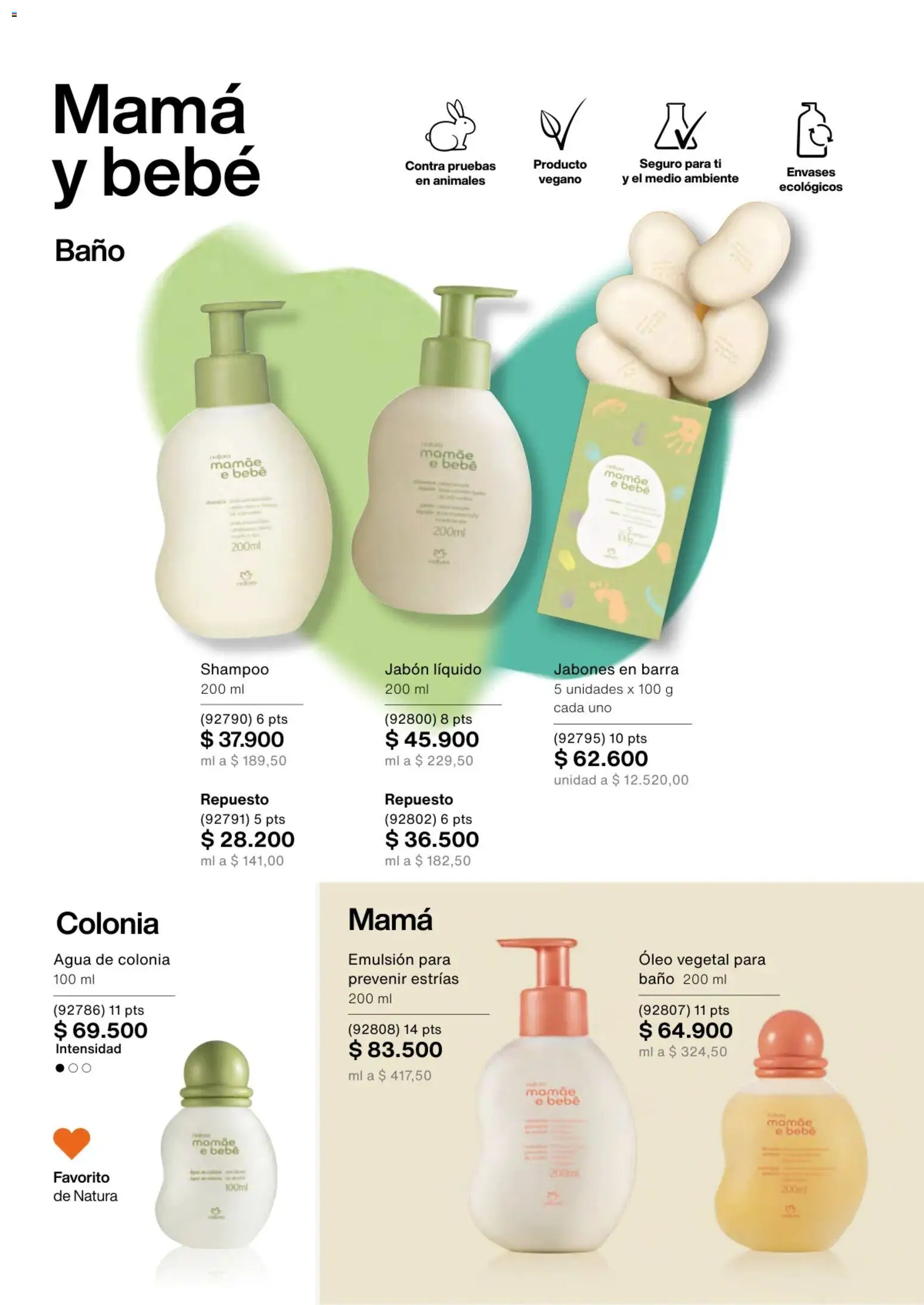 Natura revista - valida desde el 01.03.2026 | Página: 143 | Productos: Agua, Shampoo, Baño, Jabón