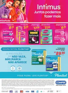 Comper ofertas Kimberly  - Pré-Visualização do folheto da loja Comper, válido de 12.03.2026 | Página: 2 | Produtos: Algodão, Absorvente interno, Absorvente