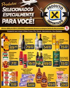 X Supermercados ofertas Produtos importados - Pré-Visualização do folheto da loja X Supermercados, válido de 15.04.2026