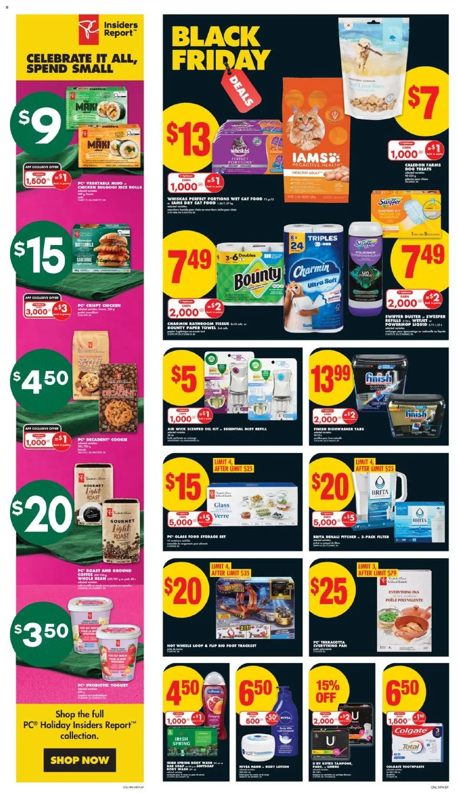 No Frills flyer valid from 13.11.2025 | Page: 13 | Products: Dishwasher, Body lotion, Soap, Yogurt