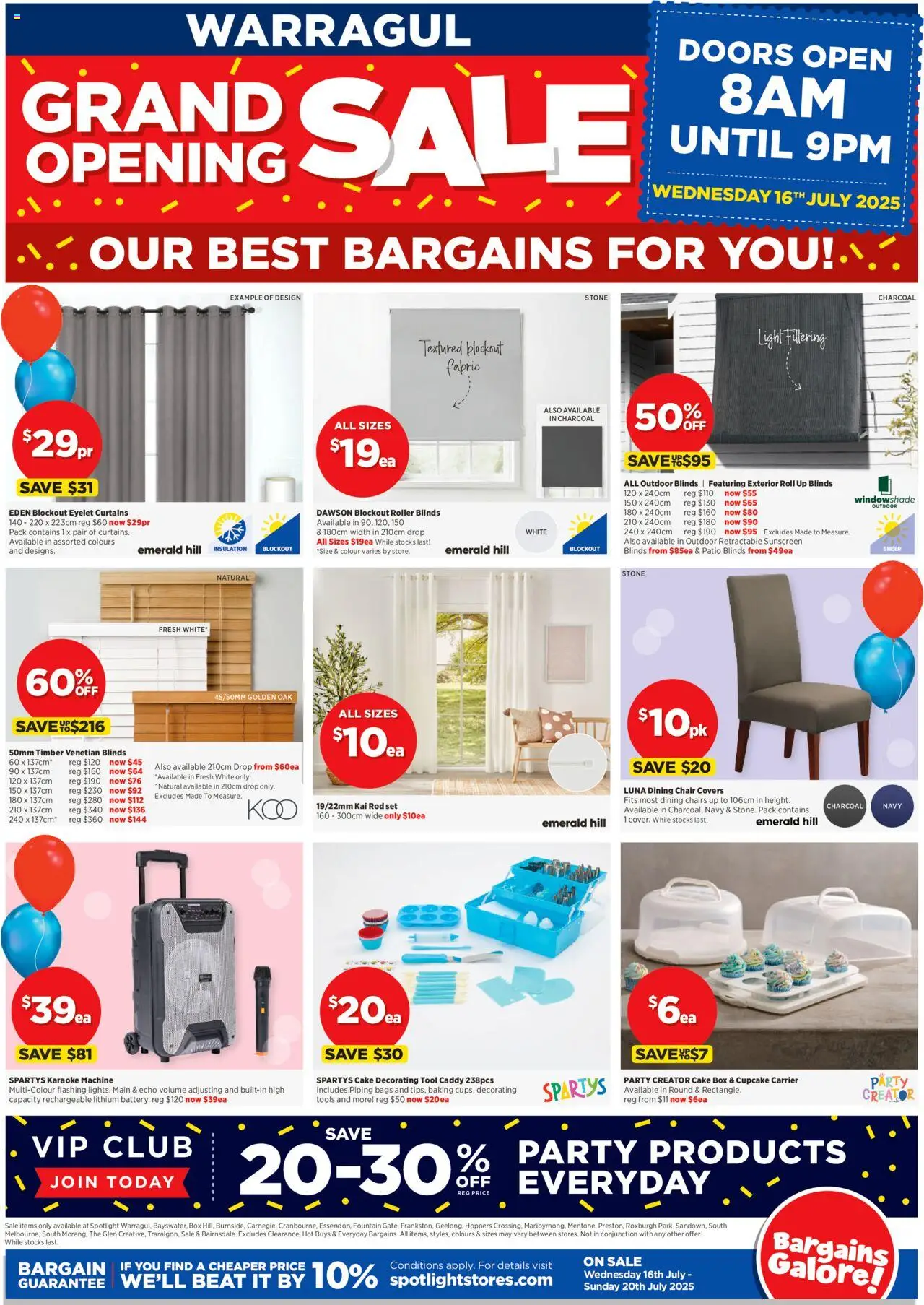 Spotlight catalogue - valid from 16.07.2025 | Page: 4 | Products: Blinds, Box, Light, Tools