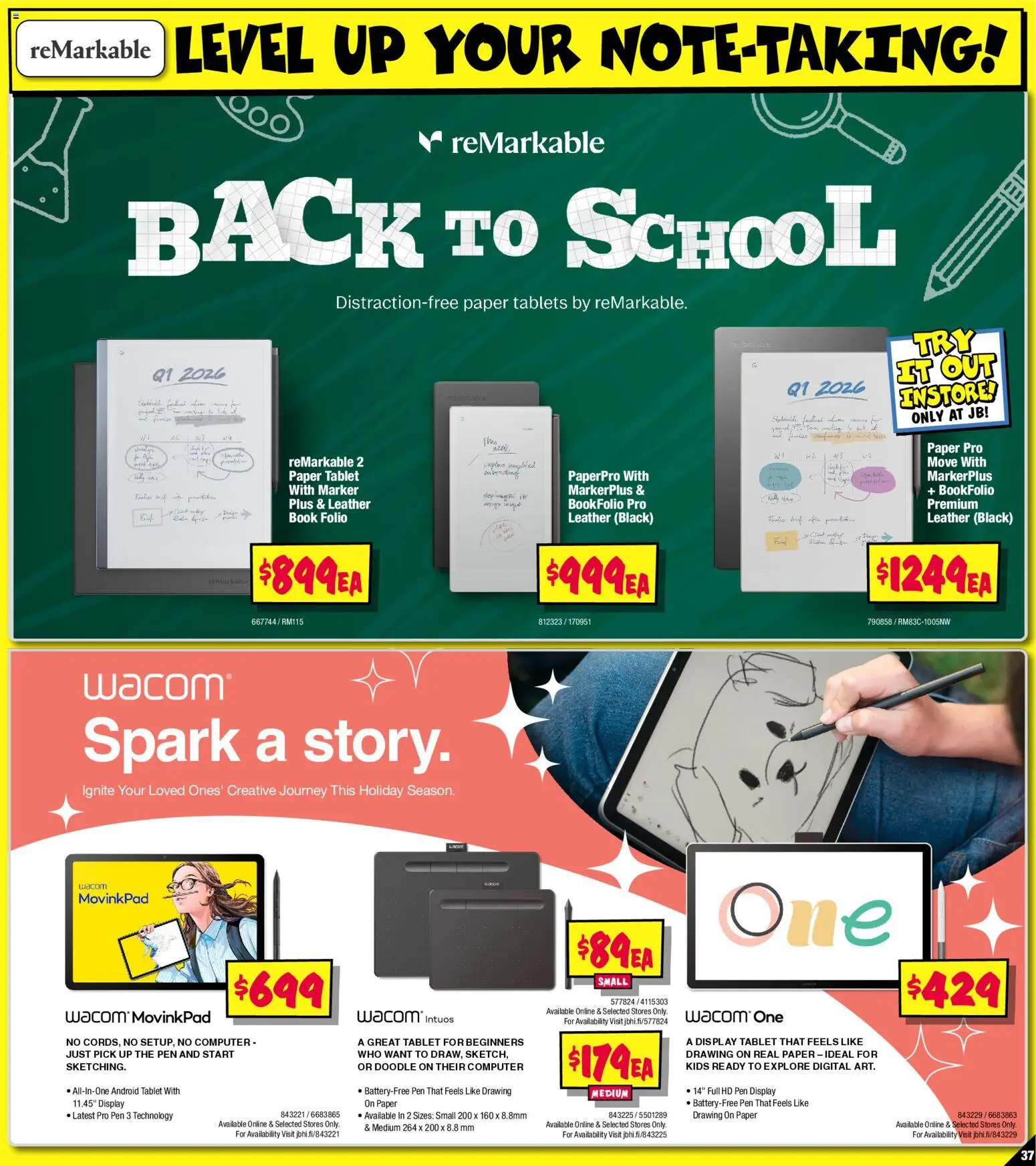JB Hi-Fi catalogue - valid from 08.01.2026 | Page: 37 | Products: Digital, Tablet, Computer, Tablets