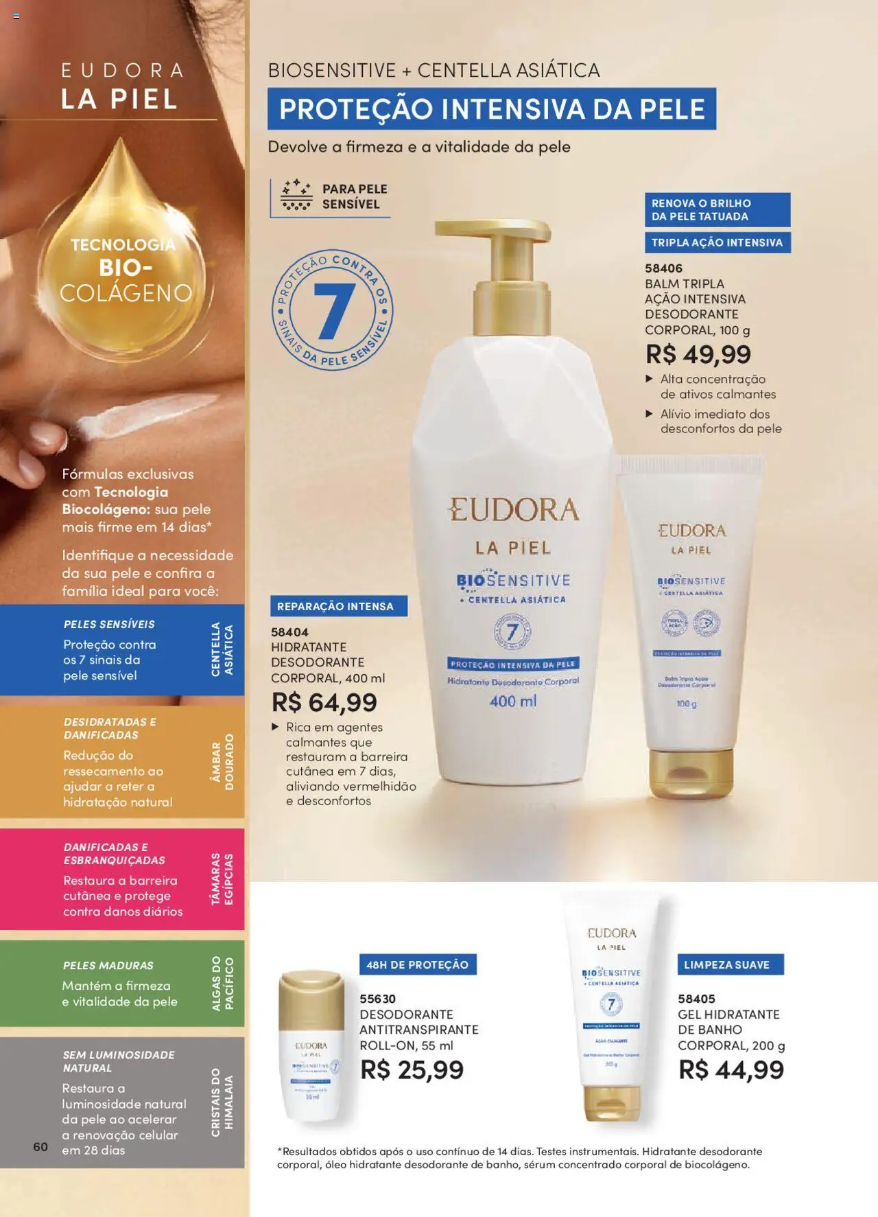 Eudora Folheto - válido de 07.10.2025 | Página: 60 | Produtos: Tâmaras, Celular, Óleo, Sérum