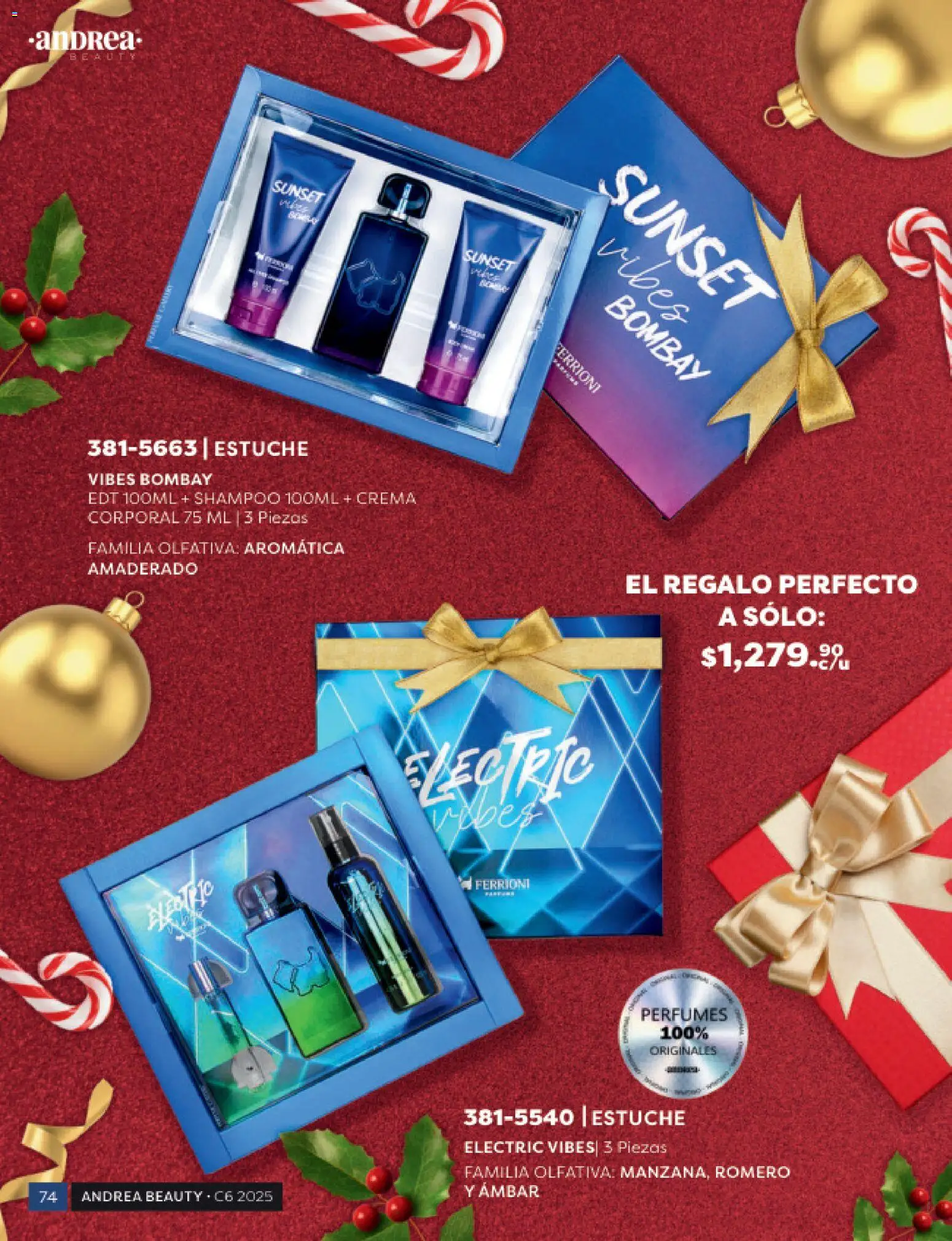 Nuevas ofertas de Andrea válidas en toda la República Mexicana desde el 31.10.2025. ¡Encuentra las mejores ofertas en Andrea catálogo Beauty! | Página: 74 | Productos: Crema, Estuche, Crema corporal