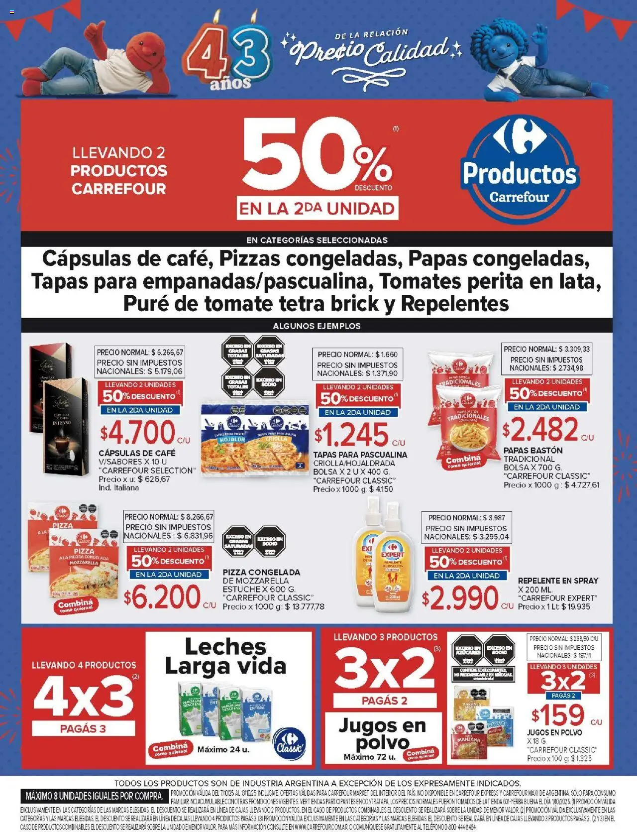 Carrefour Market - Catálogo Corrientes │ válido desde el 07.10.2025 | Página: 9 | Productos: Repelente, Sobre, Pure de Tomate, Tomates