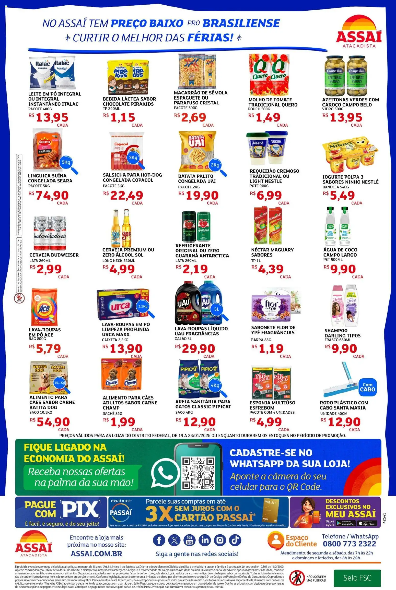 Assaí Atacadista Folheto - válido de 19.01.2026 | Página: 2 | Produtos: Coco, Espaguete, Pneus, Refrigerante