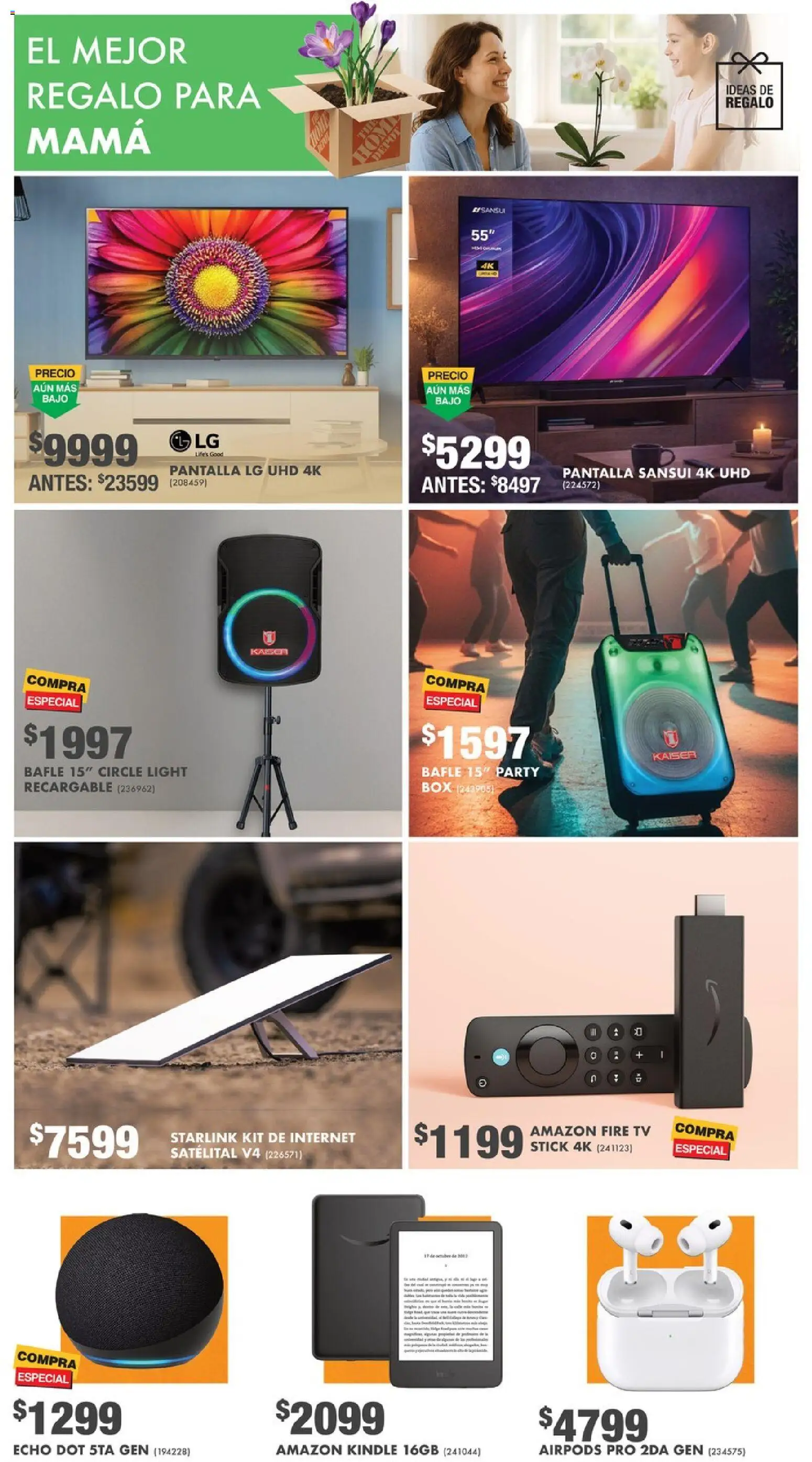 Nuevas ofertas de Home Depot válidas en toda la República Mexicana desde el 16.04.2026. ¡Encuentra las mejores ofertas en Home Depot catálogo! | Página: 15