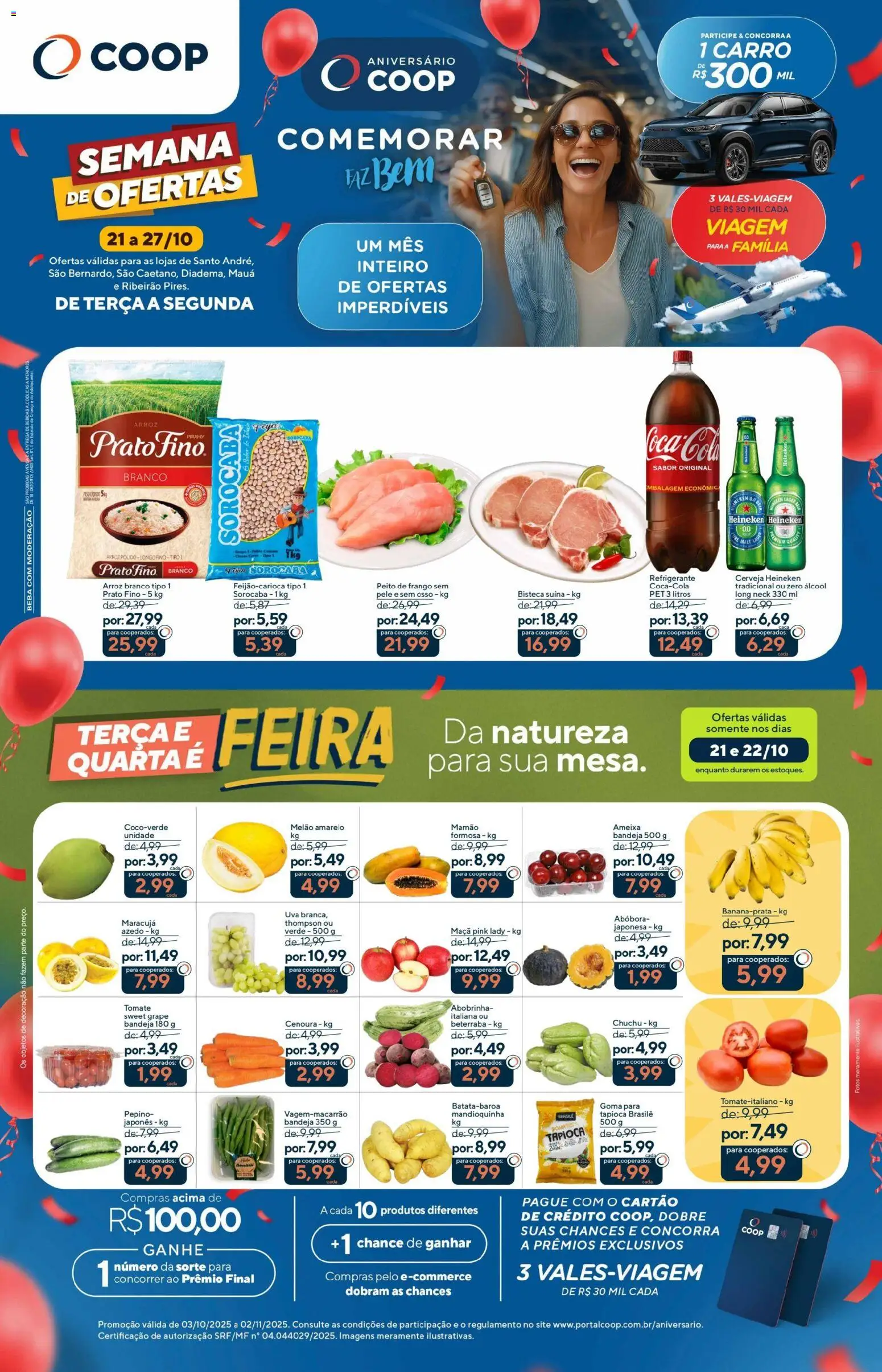 Coop Folheto - válido de 21.10.2025 | Página: 1 | Produtos: Maracujá, Melão, Tapioca, Cerveja