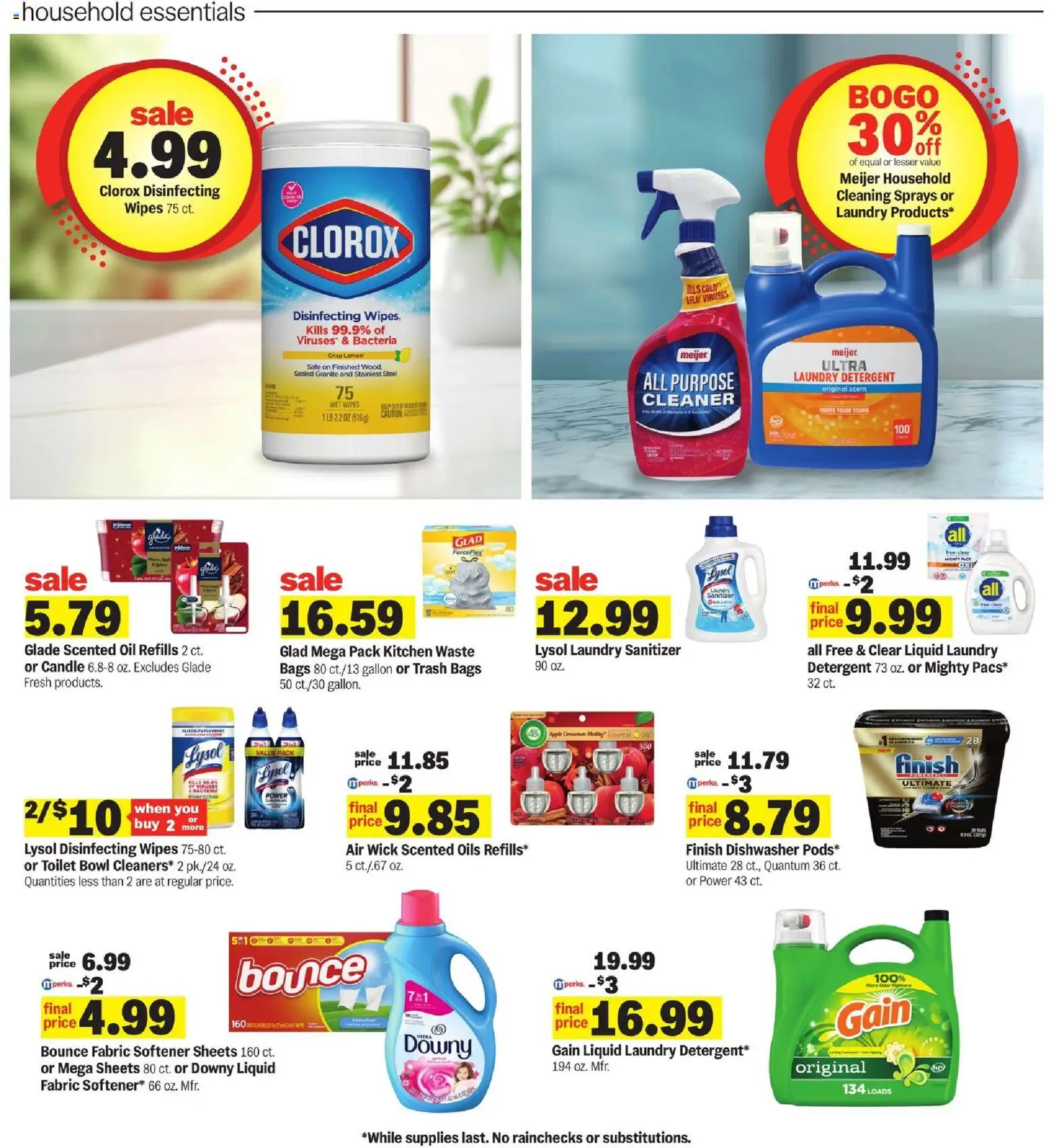 Meijer Weekly Ad - MI - valid from 29.10.2025 | Page: 21 | Products: Safe, Oil, Detergent, Lemon