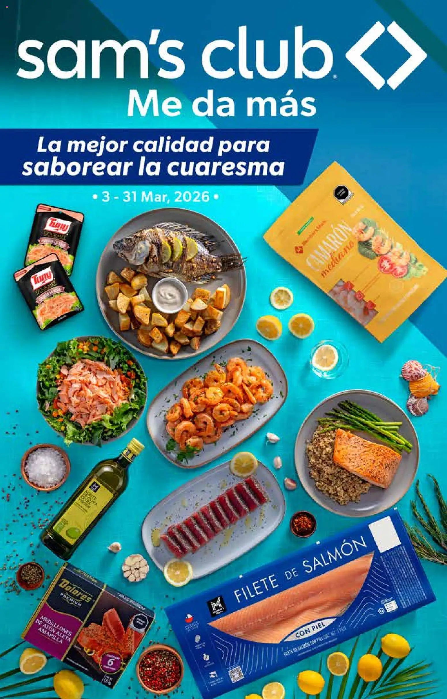 Nuevas ofertas de Sam's Club válidas en toda la República Mexicana desde el 03.03.2026. ¡Encuentra las mejores ofertas en Sam's Club catálogo! | Página: 1 | Productos: Atún