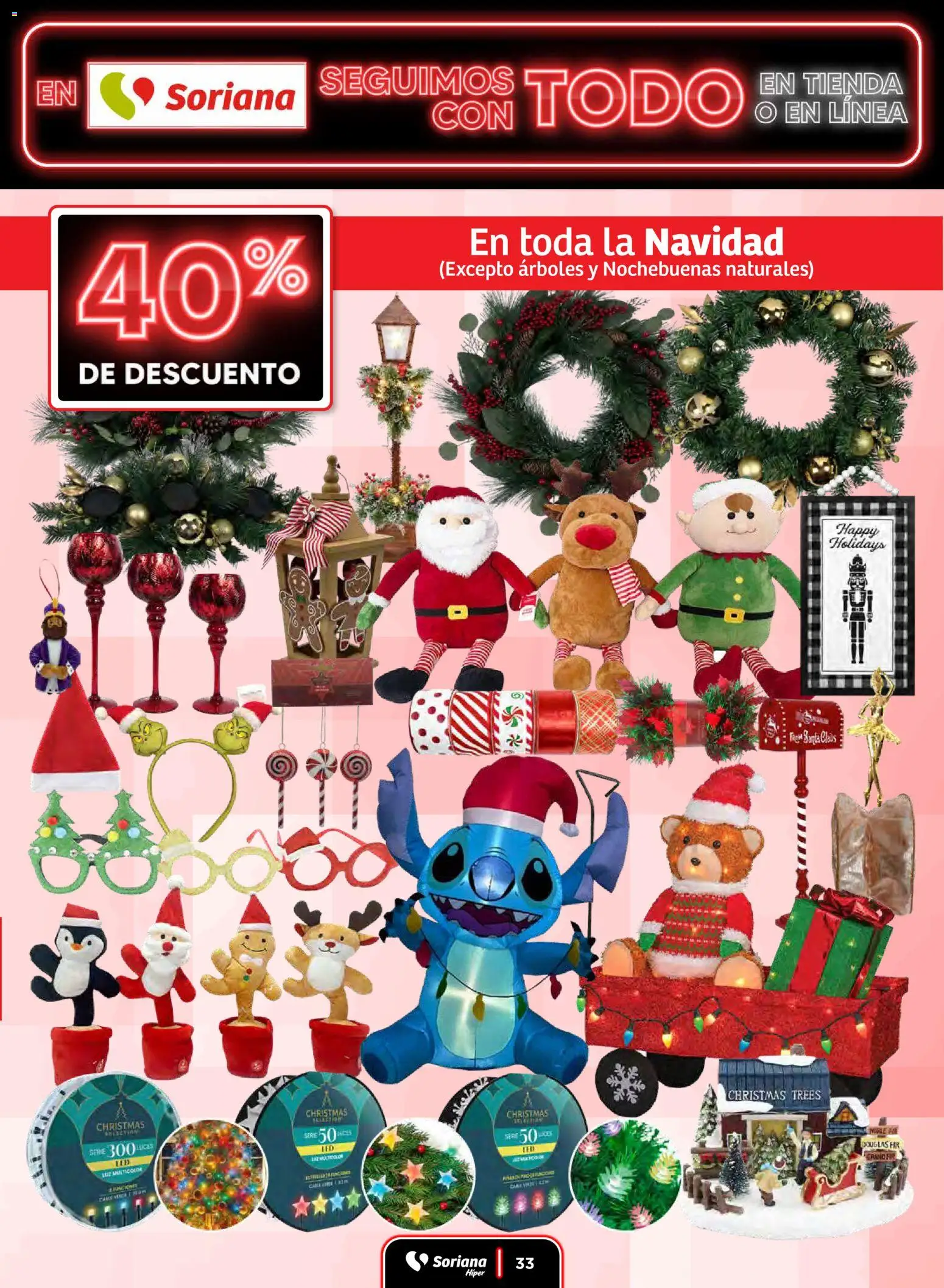 Nuevas ofertas de Soriana válidas en toda la República Mexicana desde el 19.11.2025. ¡Encuentra las mejores ofertas en Soriana - Seguimos con todo Súper Nacional! | Página: 33