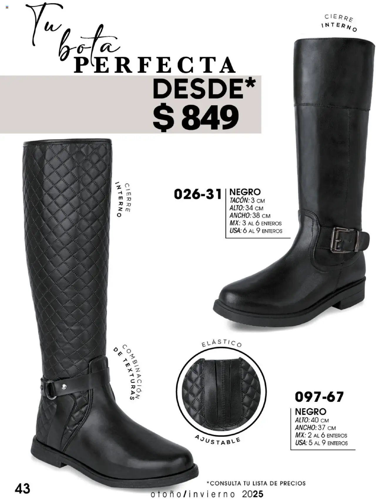 Nuevas ofertas de Cklass válidas en toda la República Mexicana desde el 14.07.2025. ¡Encuentra las mejores ofertas en Cklass catálogo Botas! | Página: 44