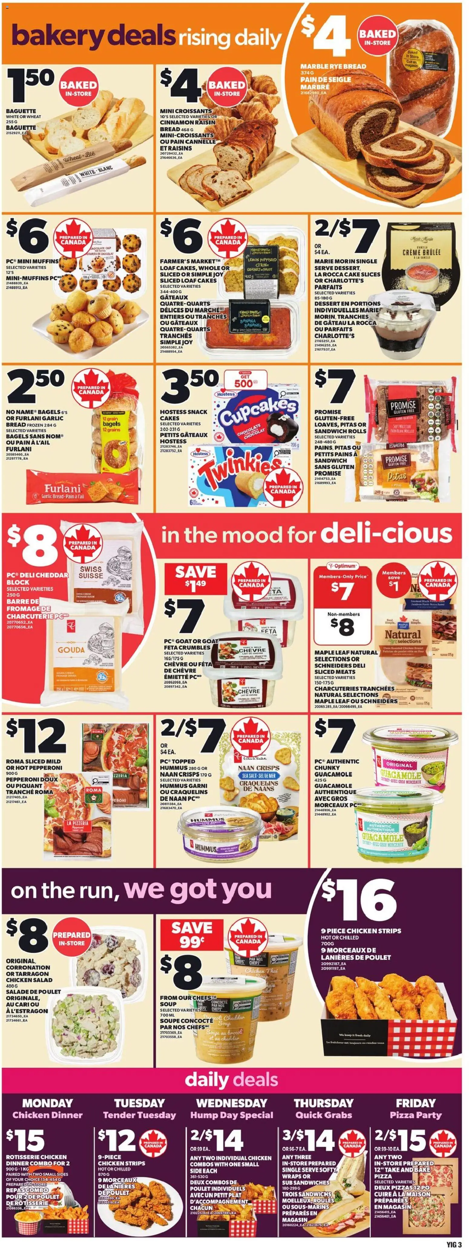 Independent Grocer flyer valid from 09.04.2026 | Page: 6 | Products: Cheese, Bread, Chocolate, Pizza