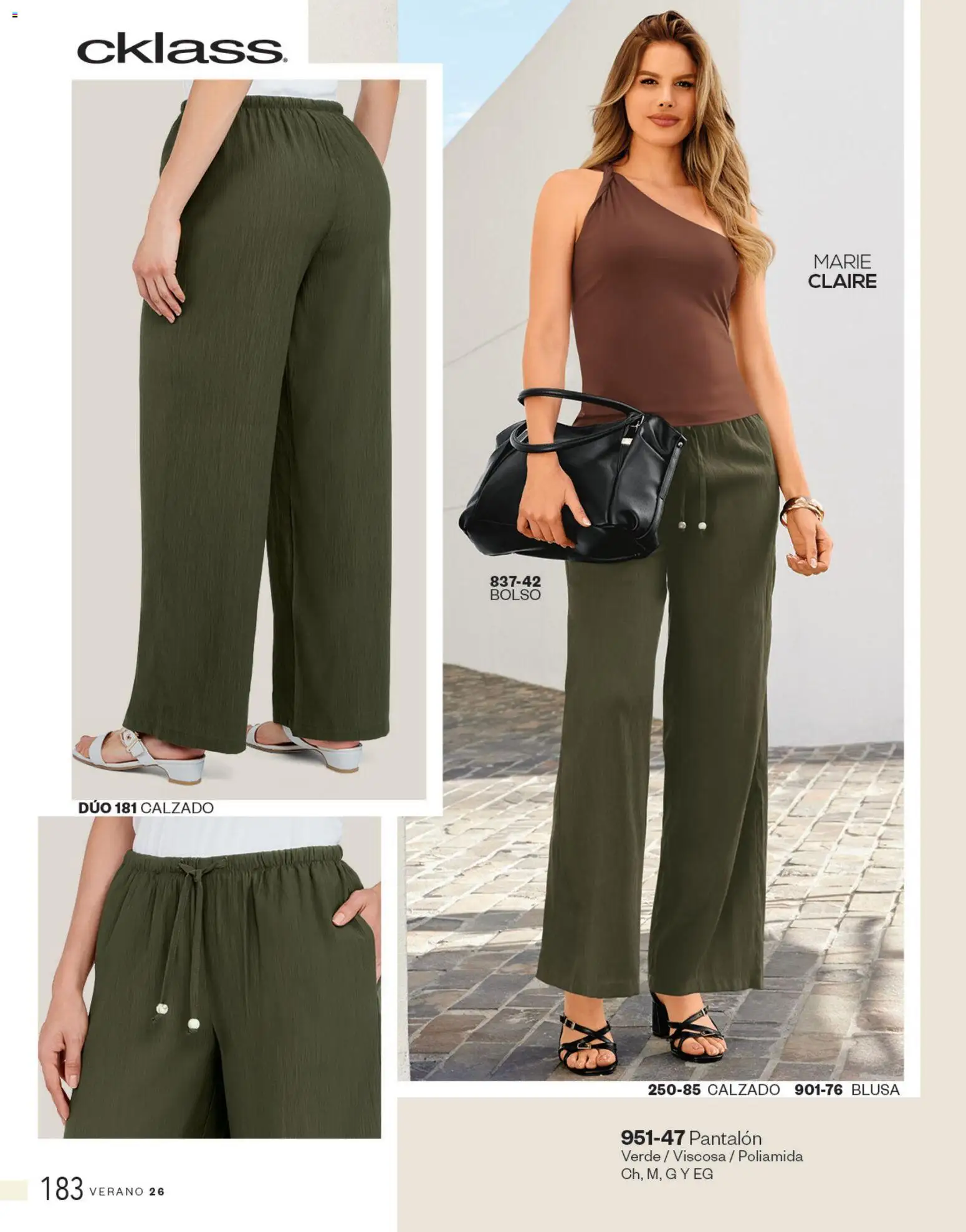 Nuevas ofertas de Cklass válidas en toda la República Mexicana desde el 05.03.2026. ¡Encuentra las mejores ofertas en Cklass catálogo Complemento Verano Calzado! | Página: 414 | Productos: Blusa, Bolso