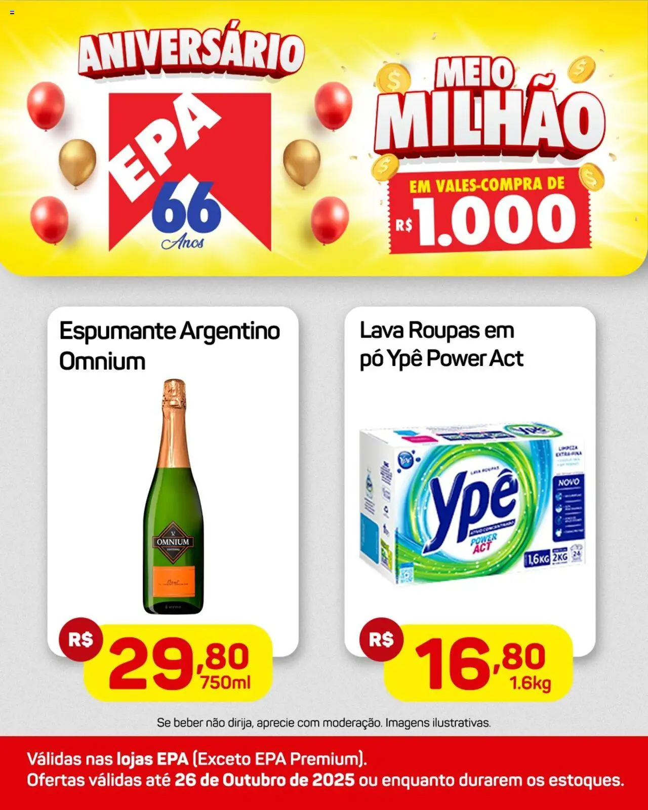 EPA Folheto - válido de 20.10.2025 | Página: 4 | Produtos: Pó, Espumante, Roupas