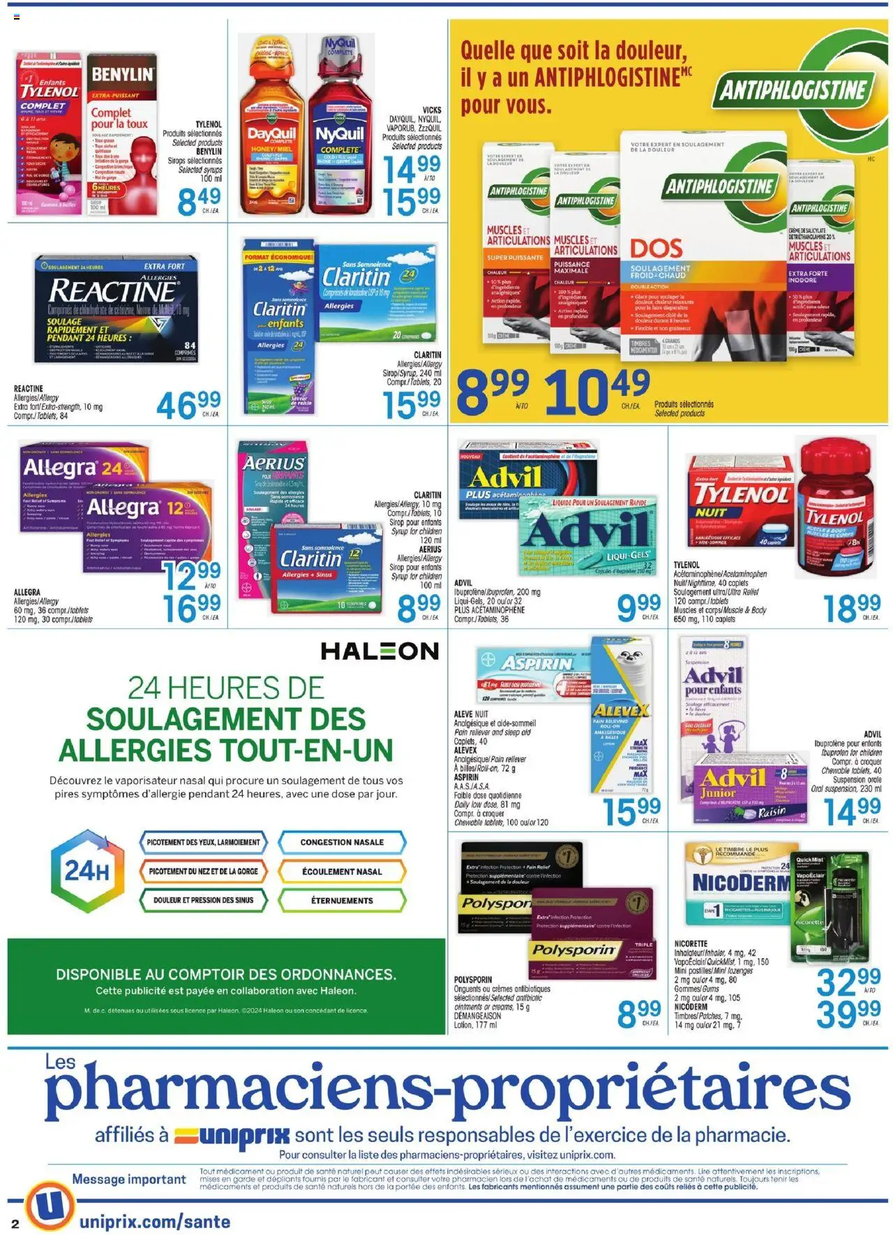 Uniprix flyer valid from 21.08.2025 | Page: 2