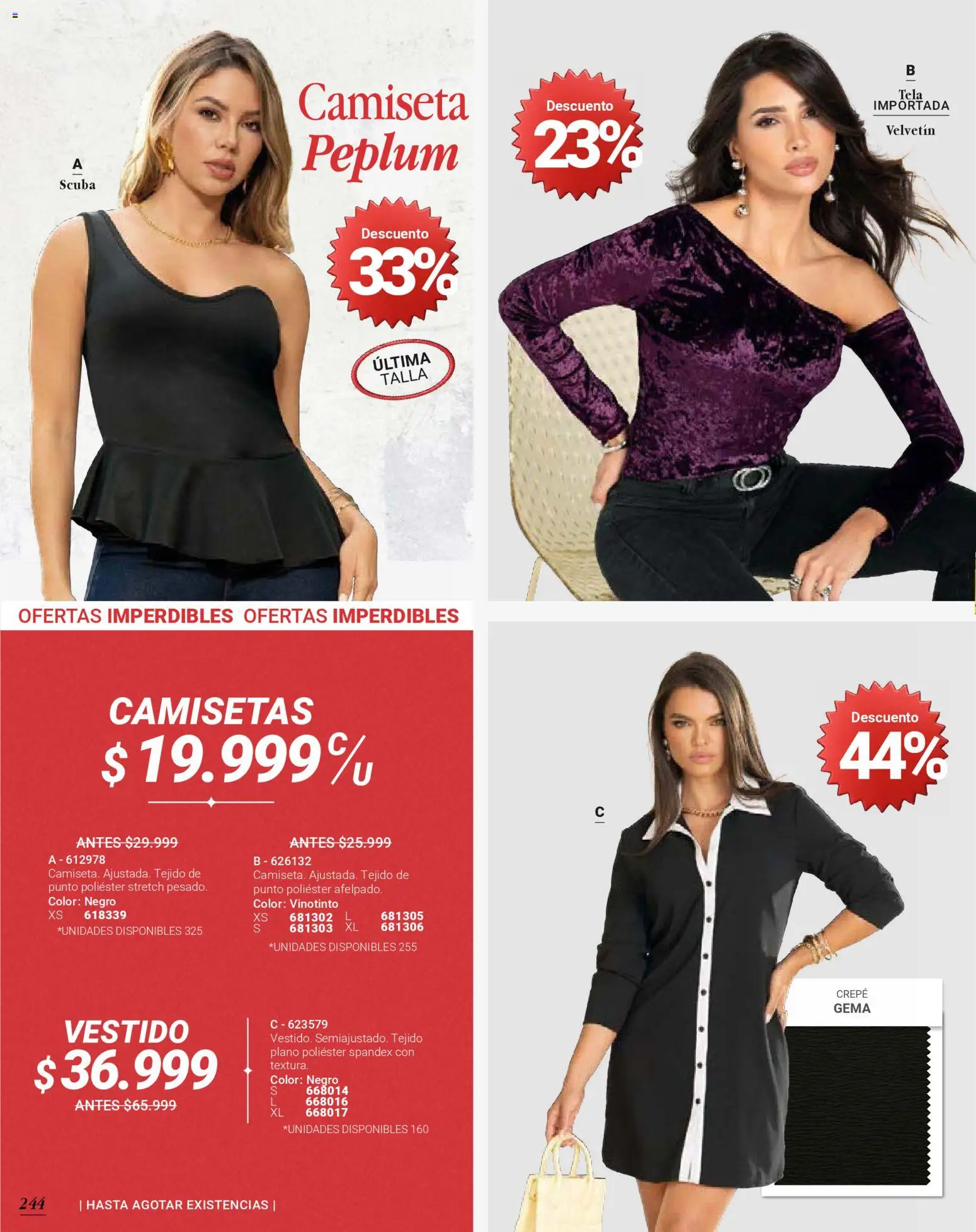 Carmel revista - valida desde el 01.02.2026 | Página: 244 | Productos: Camiseta, Vestido