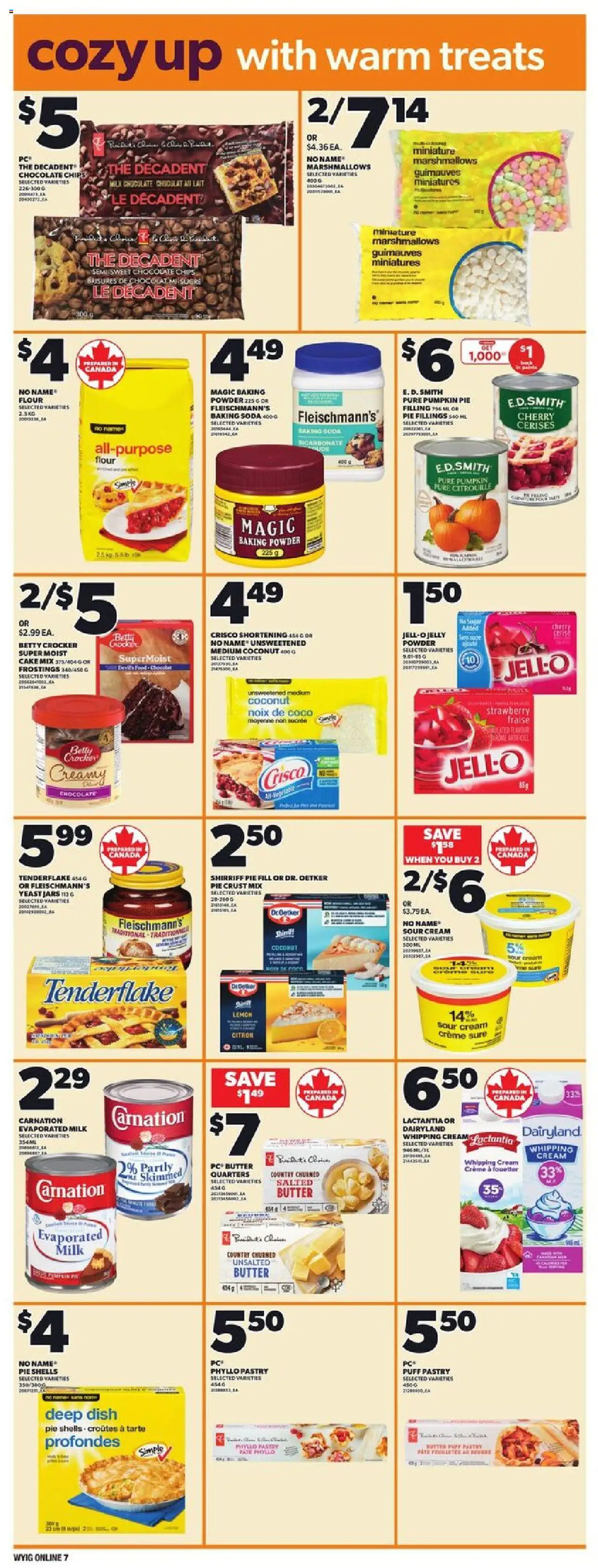 Independent Grocer flyer valid from 25.09.2025 | Page: 15 | Products: Powder, Milk, Chocolate, Pumpkin
