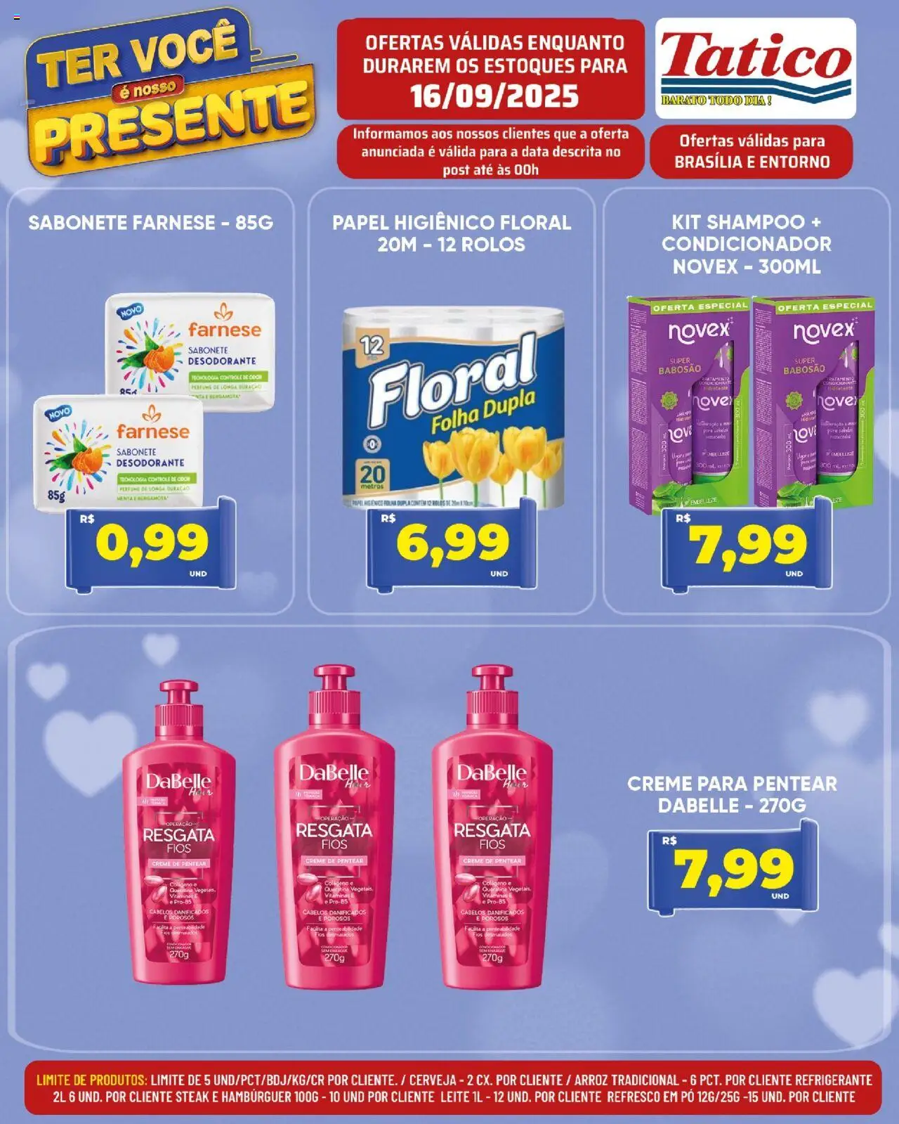 Tatico Folheto - válido de 16.09.2025 | Página: 14 | Produtos: Pó, Desodorante, Hambúrguer, Sabonete