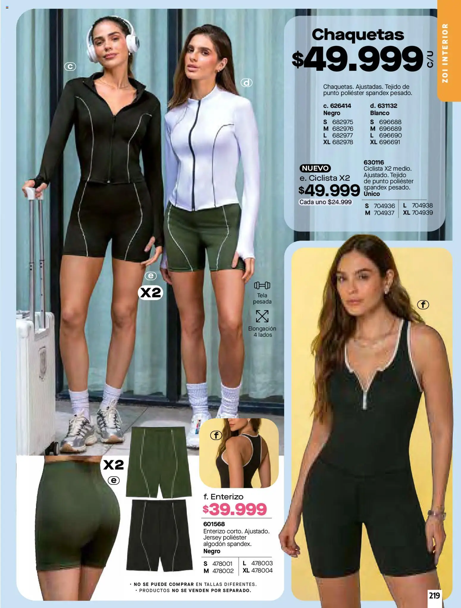 Pacifika revista - valida desde el 01.04.2026 | Página: 219 | Productos: Algodón, Enterizo