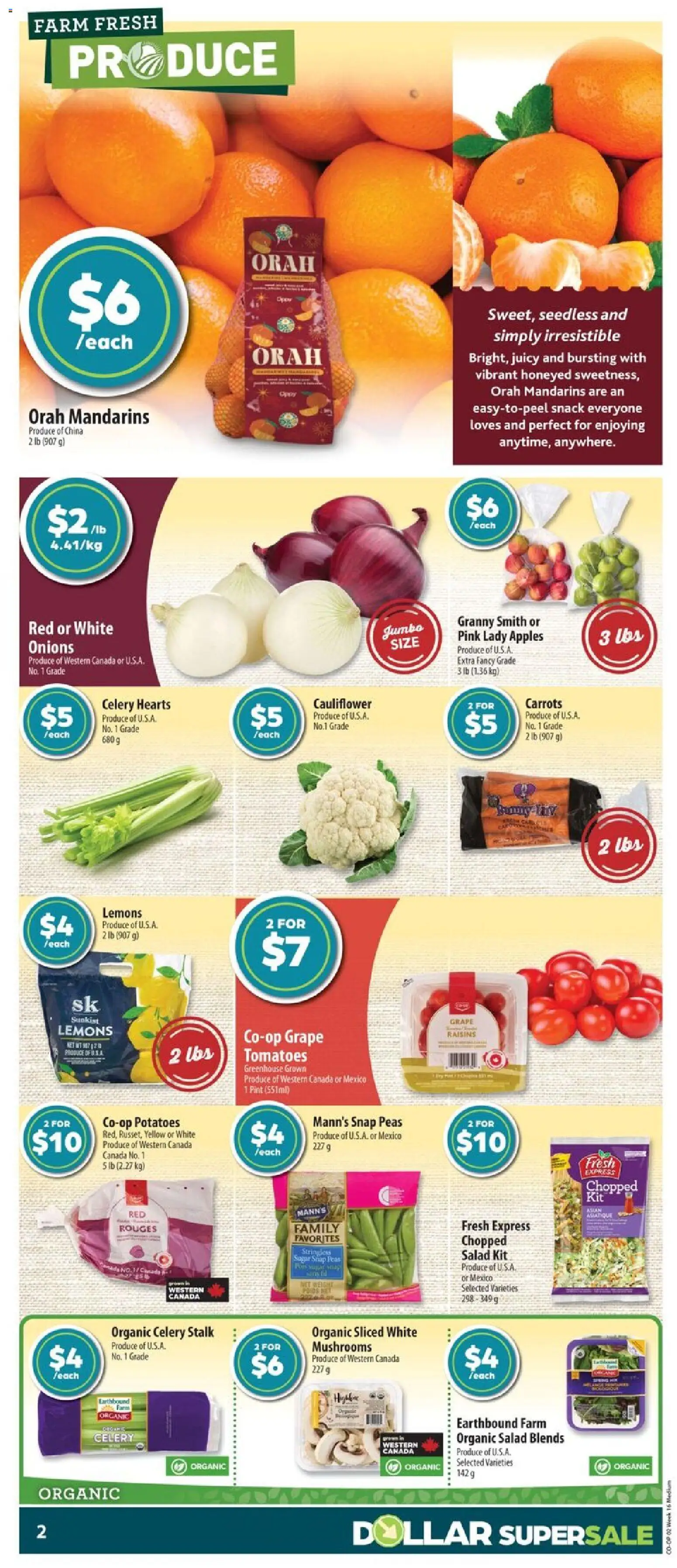 Co-op Food flyer valid from 16.04.2026 | Page: 4 | Products: Salad, Potatoes, Apples, Tomatoes