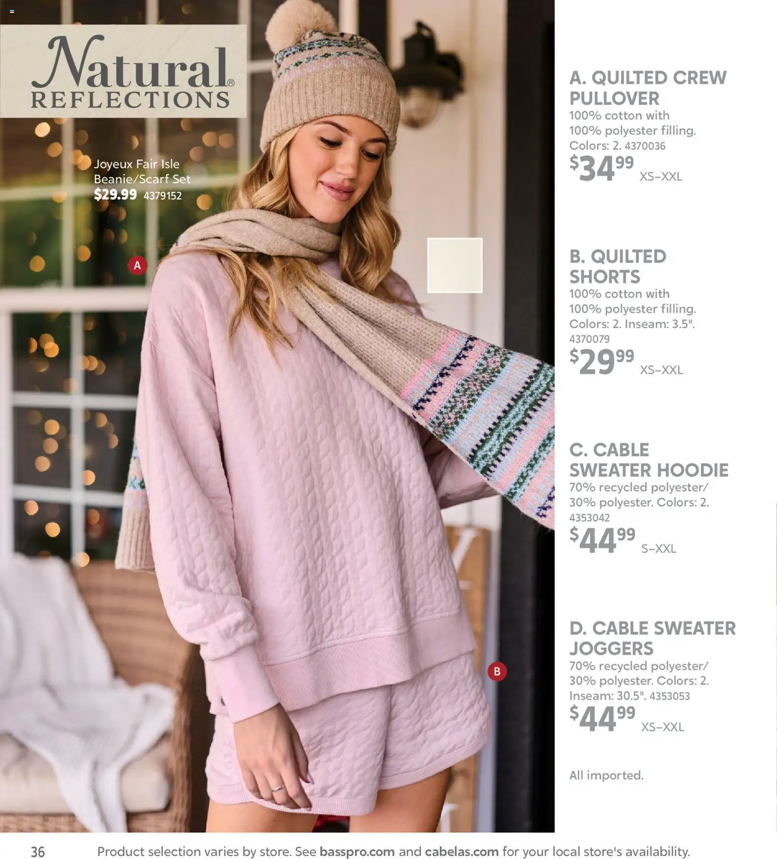 Cabela's Winter Clothing 25 - valid from 20.11.2025 | Page: 36 | Products: Sweater, Hoodie, Shorts, Cable