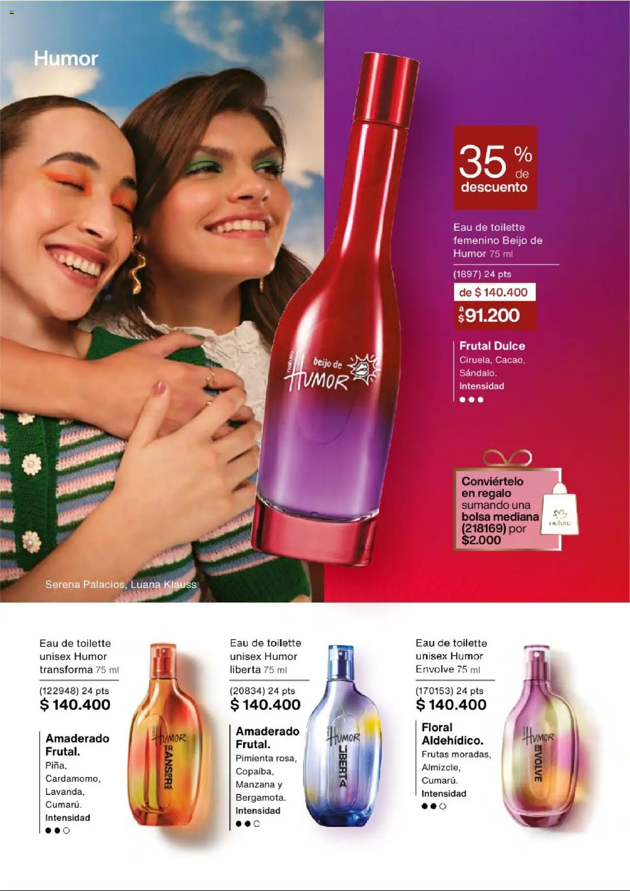 Natura revista - valida desde el 24.09.2025 | Página: 53 | Productos: Pimienta, Bolsa, Manzana, Eau de toilette