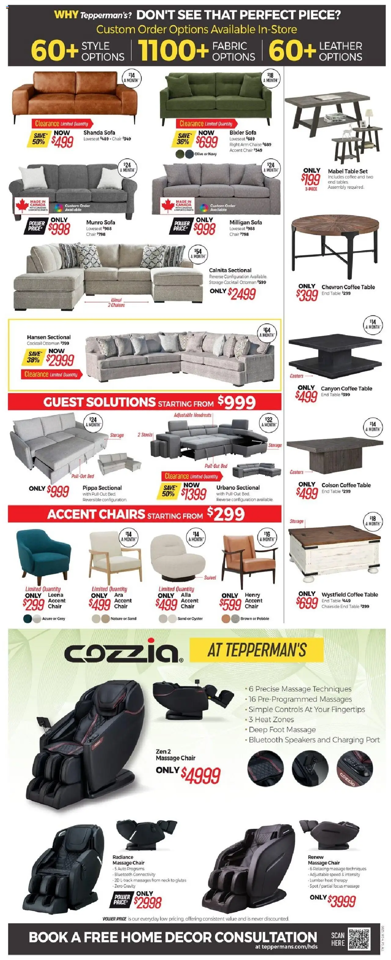 Tepperman's flyer valid from 21.08.2025 | Page: 8 | Products: Sofa, Coffee table, Table, Chair