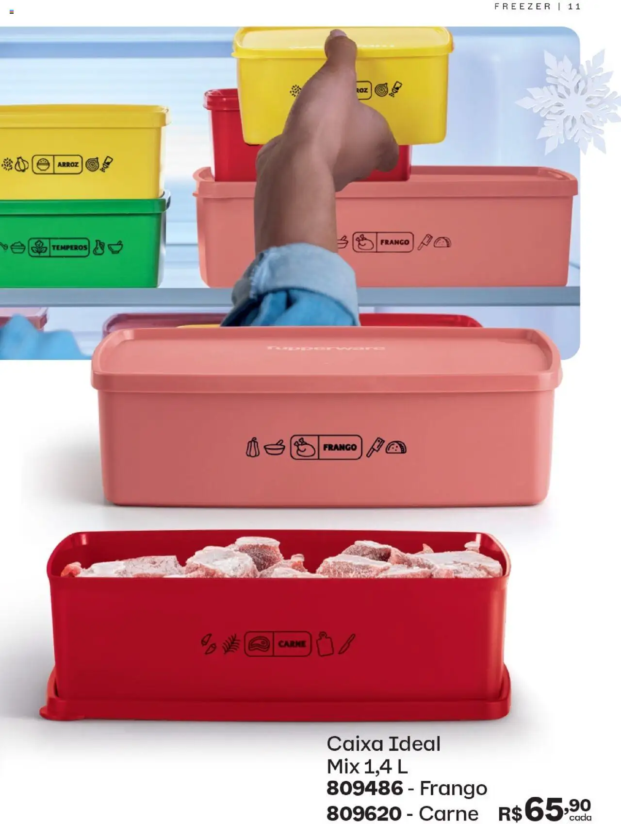 Tupperware Folheto - válido de 01.09.2025 | Página: 11 | Produtos: Freezer, Arroz, Carne, Frango