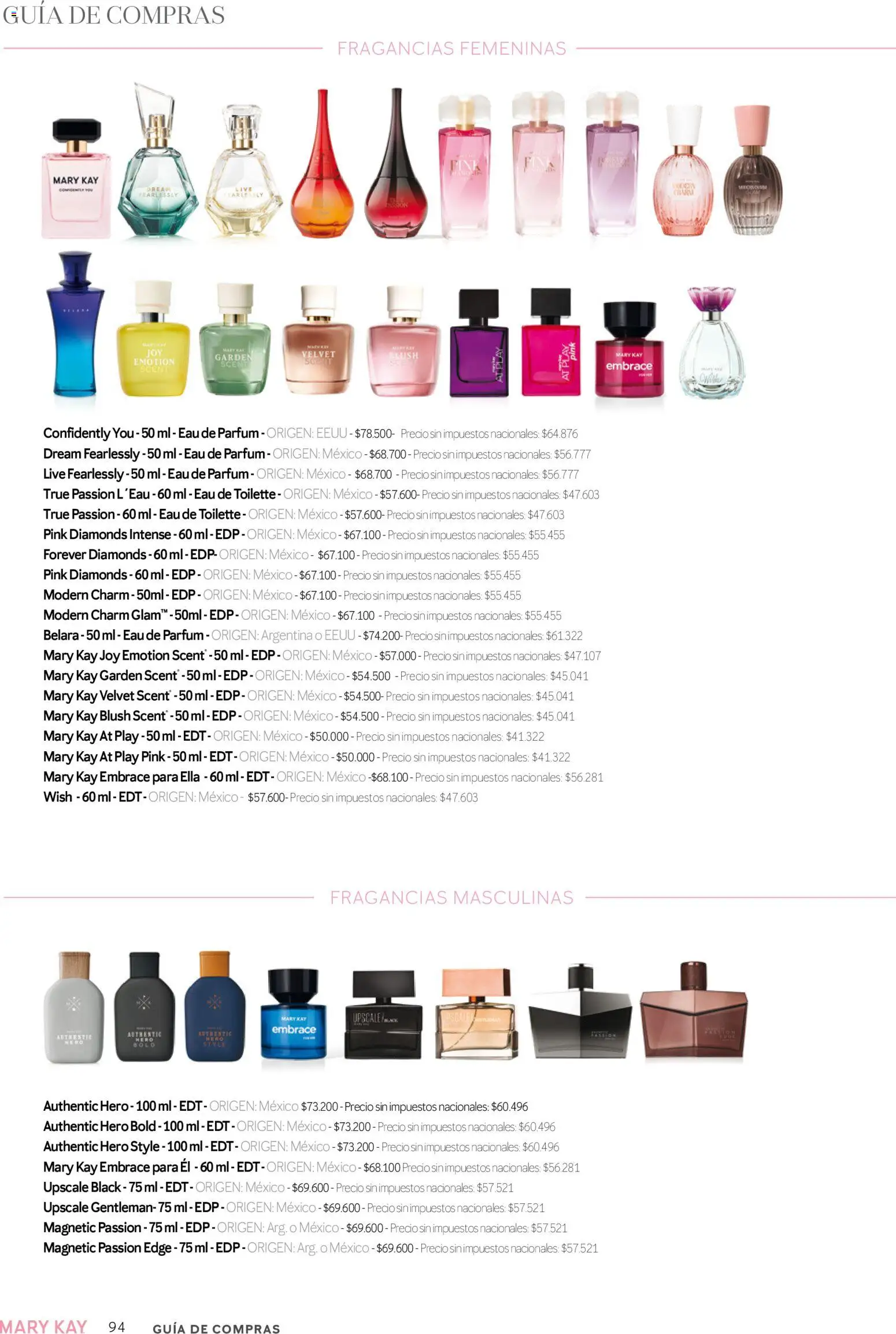 Mary Kay - Look Digital Otoño 2026 │ válido desde el 01.04.2026 | Página: 94 | Productos: Eau de toilette