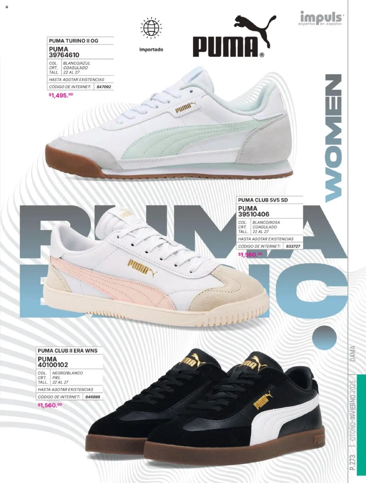 Nuevas ofertas de Impuls válidas en toda la República Mexicana desde el 07.07.2025. ¡Encuentra las mejores ofertas en Impuls catálogo Dama Otoño-Invierno 2025! | Página: 275 | Productos: Zapatos