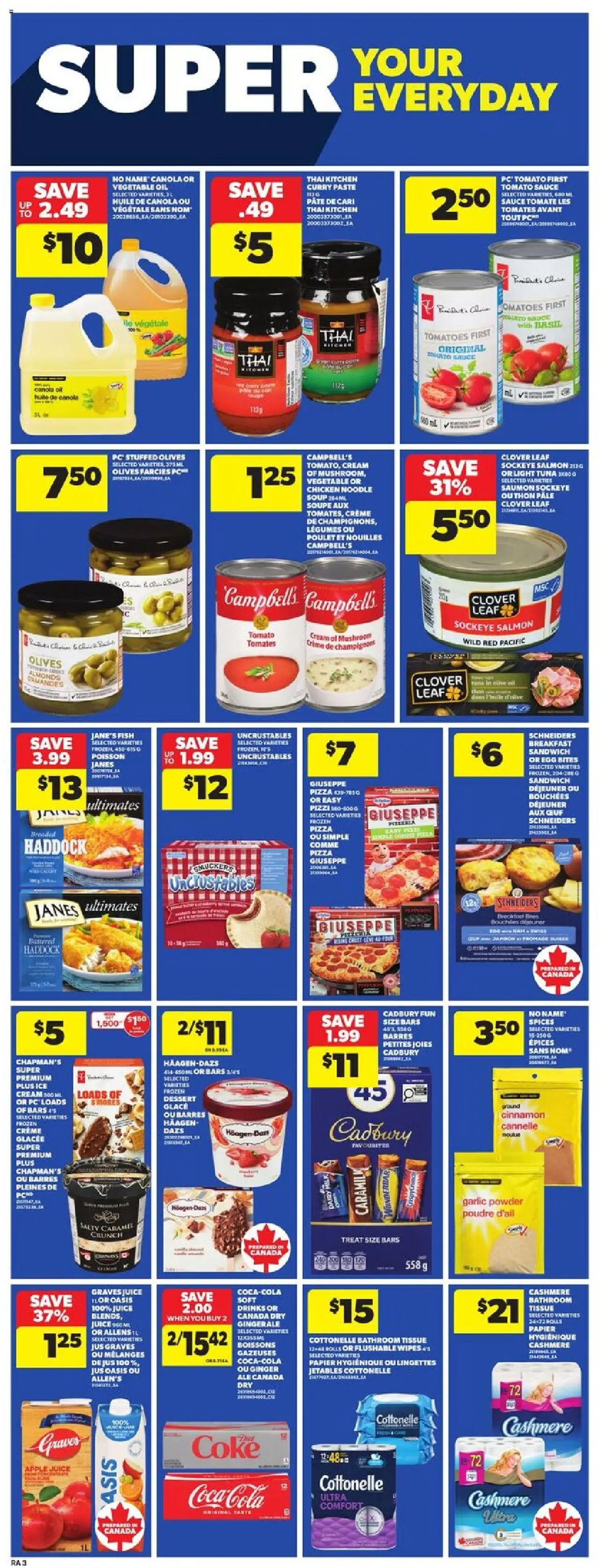 Atlantic Superstore flyer valid from 11.09.2025 | Page: 6 | Products: Fish, PC, Juice, Tomatoes