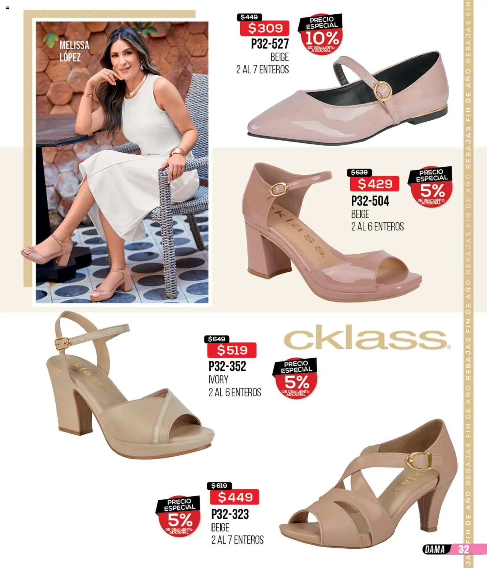 Nuevas ofertas de Cklass válidas en toda la República Mexicana desde el 02.01.2026. ¡Encuentra las mejores ofertas en Cklass catálogo Rebajas Inicio de Año Calzado! | Página: 33