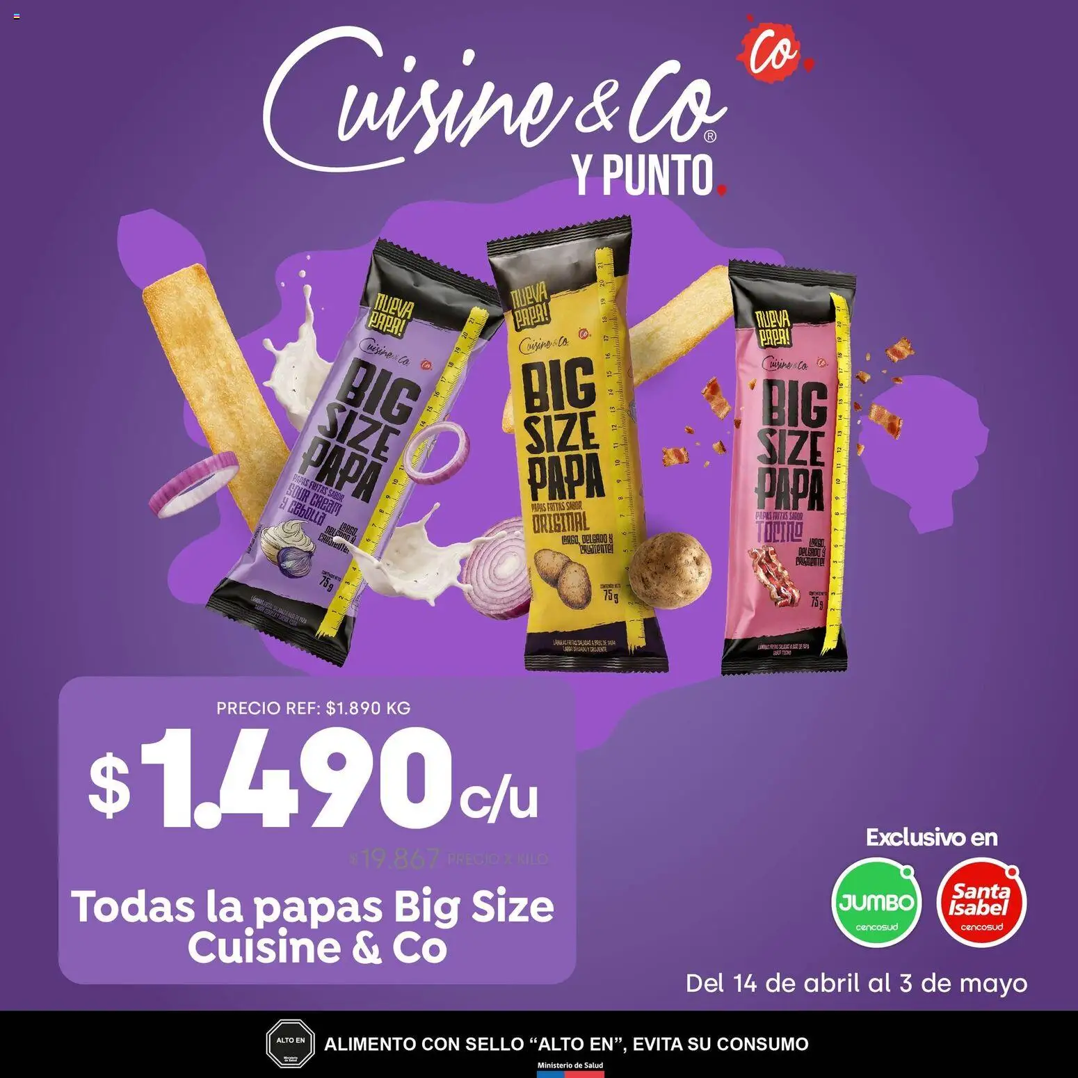 Jumbo Ofertas  │ válido desde el 21.04.2026 | Página: 3 | Productos: Papa, Papas fritas