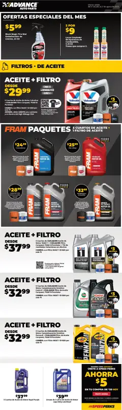 Preview of Advance Auto Parts weekly ads valid from 31.07.2025