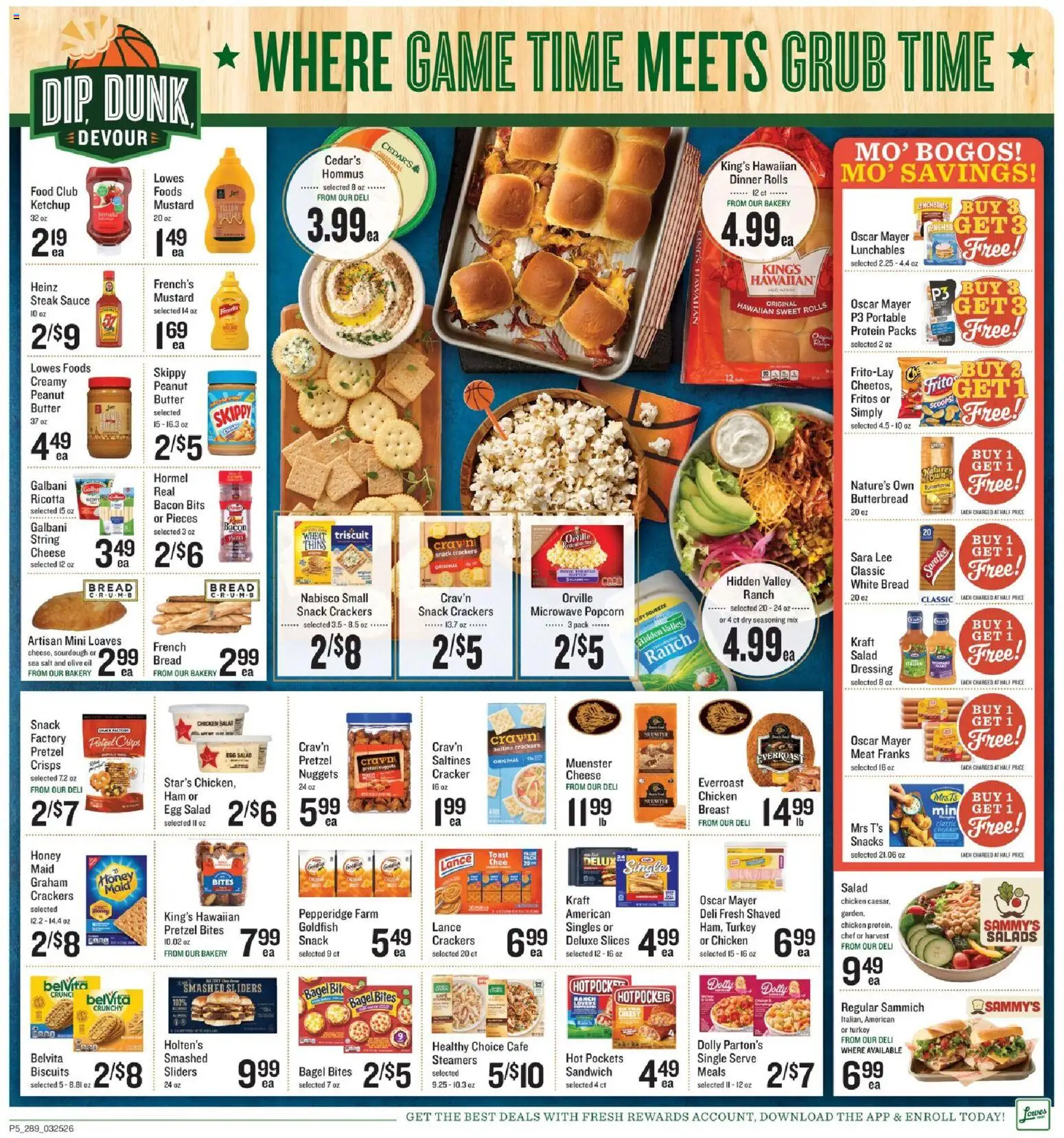 Lowes Foods Weekly Ad - GA - valid from 25.03.2026 | Page: 6 | Products: Ham, Ketchup, Sauce, Game