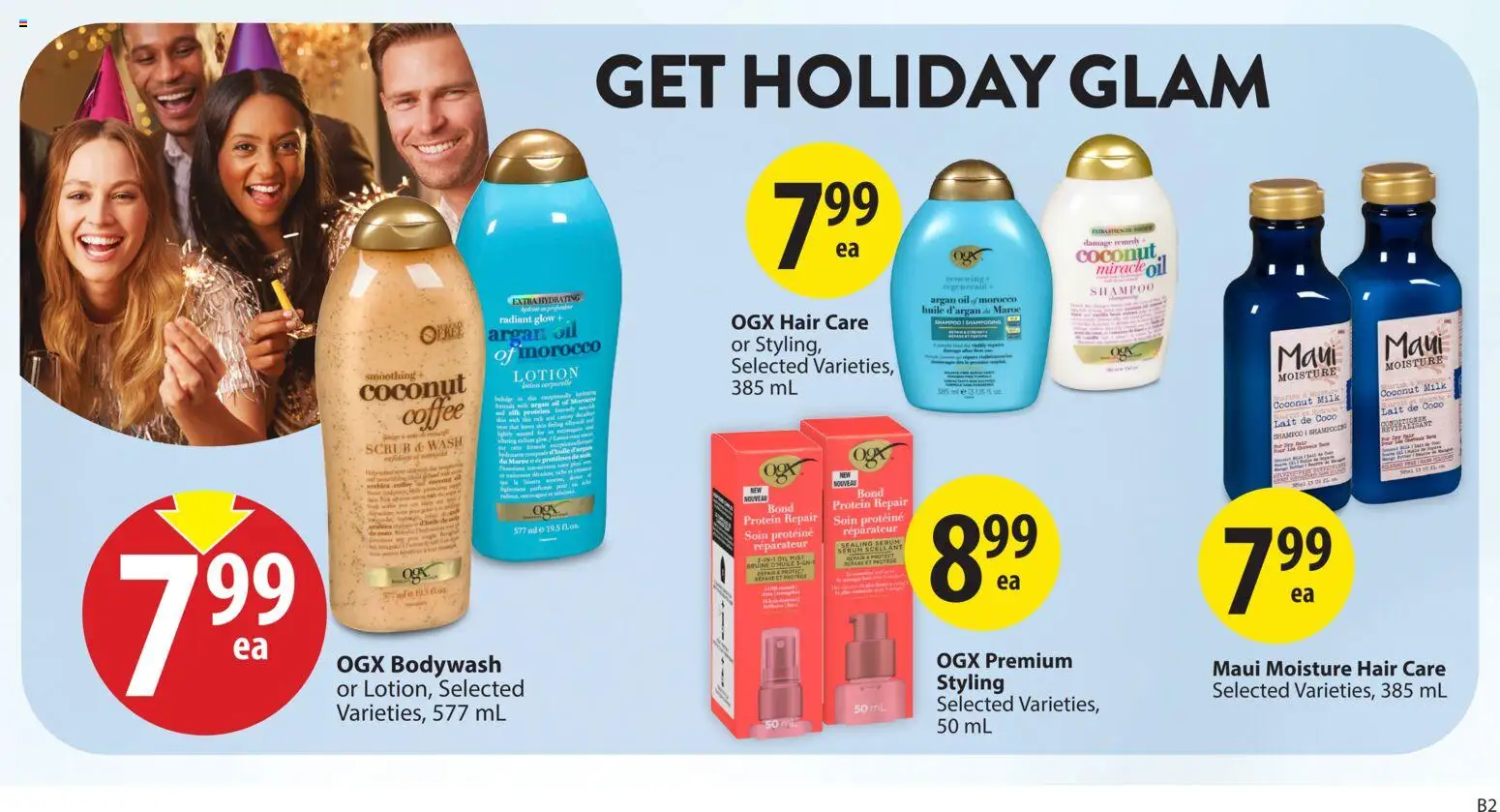 Save on foods flyer valid from 04.12.2025 | Page: 33 | Products: Shampoo, Milk, Oil, Coffee