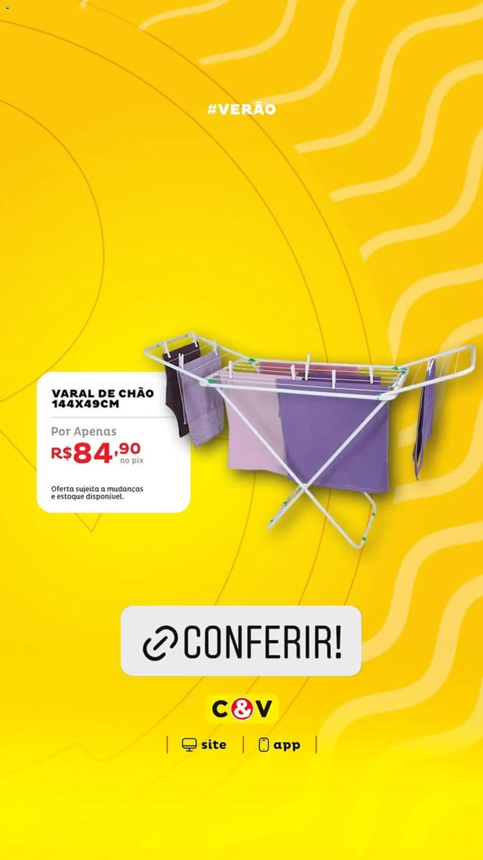 Casa e Video Folheto - válido de 05.03.2026 | Página: 4 | Produtos: Varal de chão